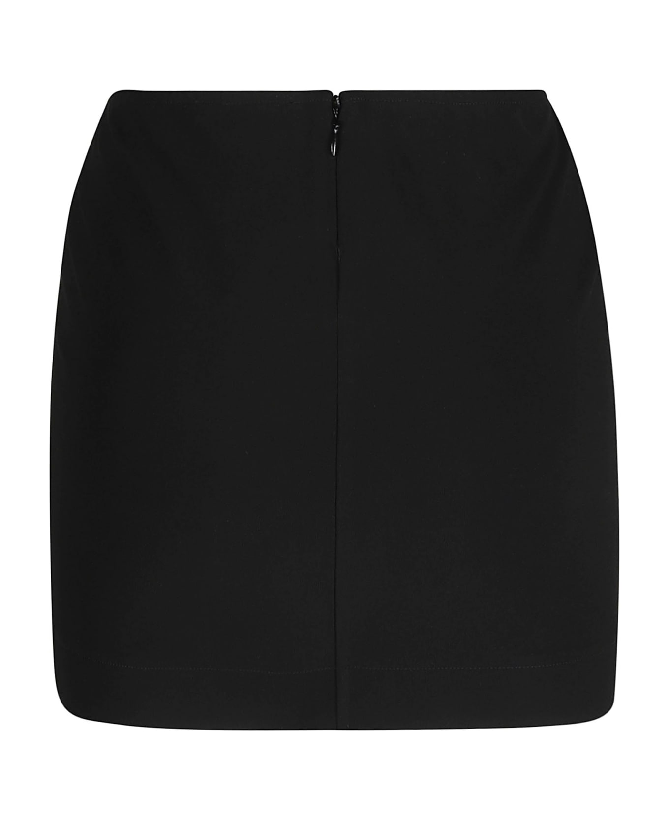 Nensi Dojaka Viscose Blend Mini Skirt - Black