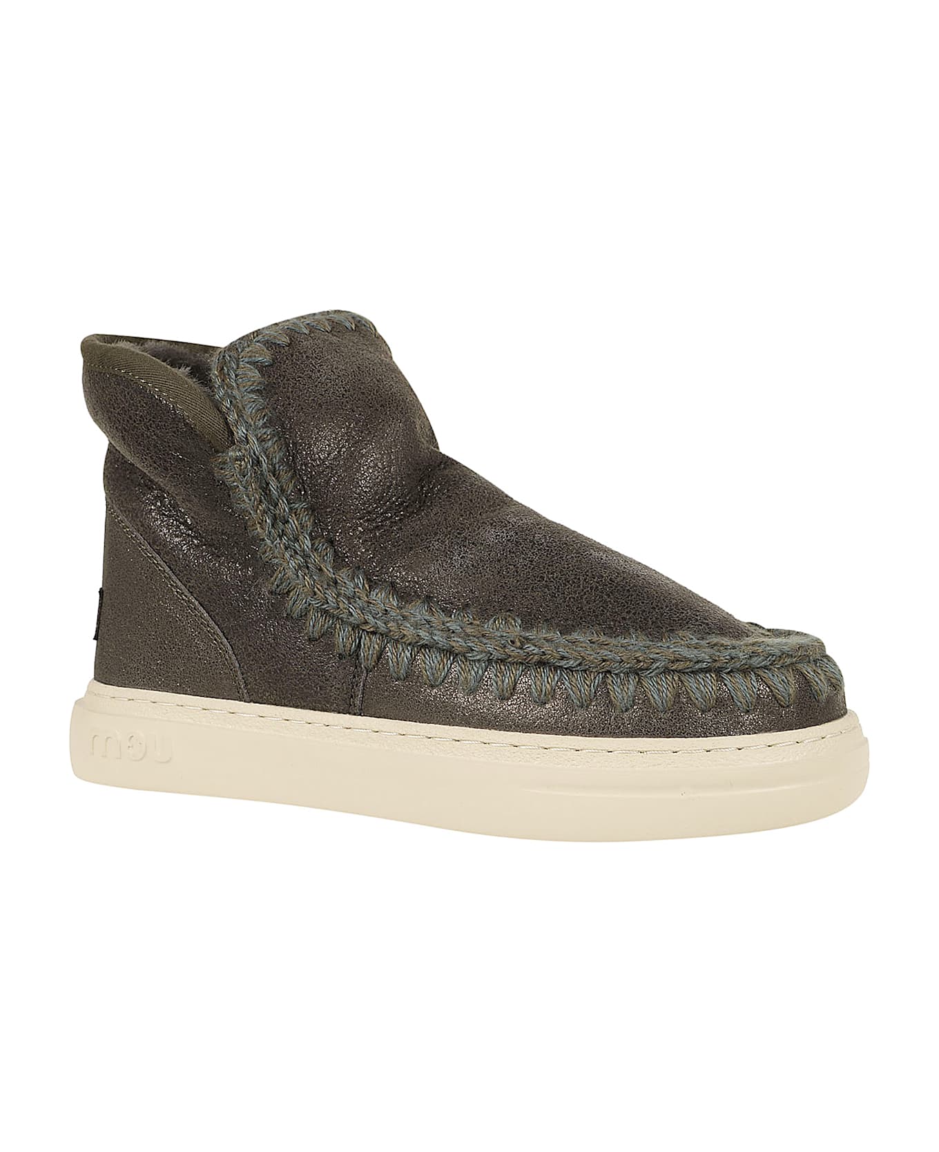 Mou Eskimo Sneaker Bold - Dubkol Dust Metallic Black Olive