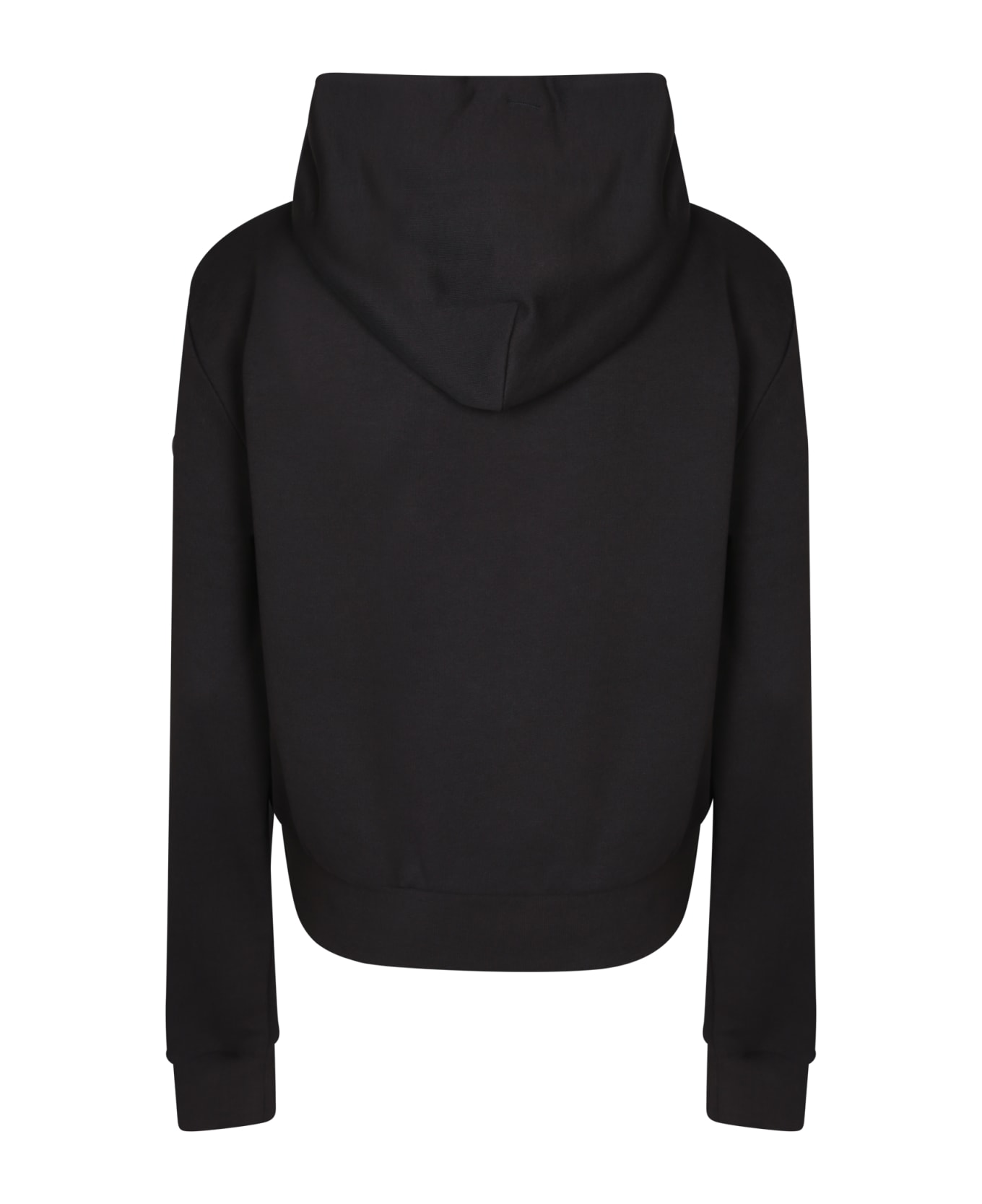 Moncler Black Zip Up Cardigan - Black