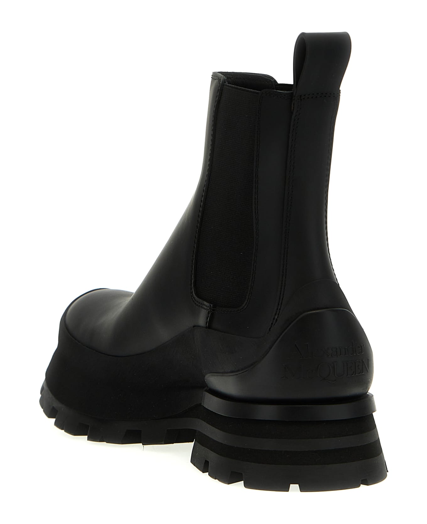 Alexander McQueen Chelsea Wander Ankle Boots - Black