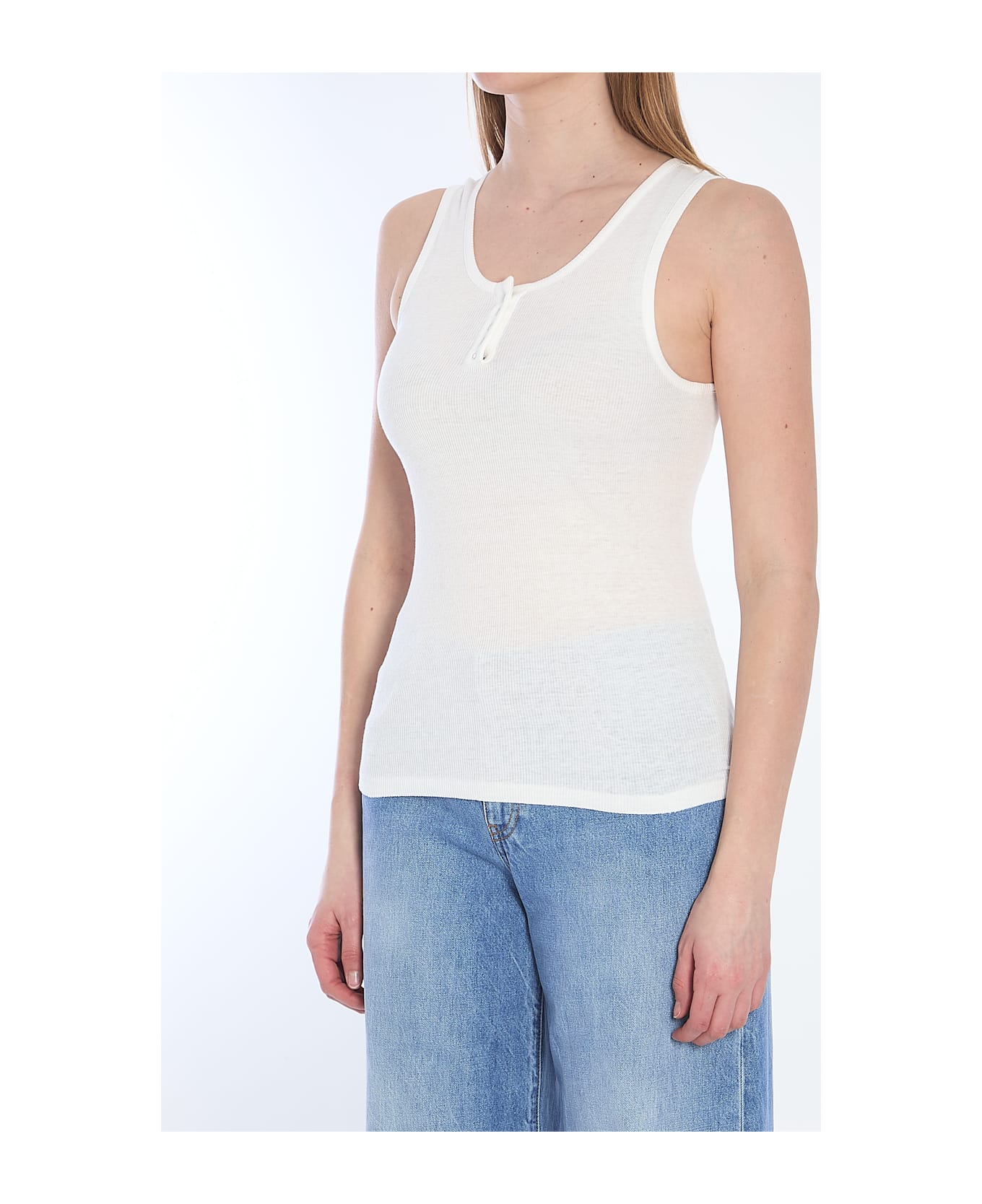 The Row Mansel Tank Top - WHITE