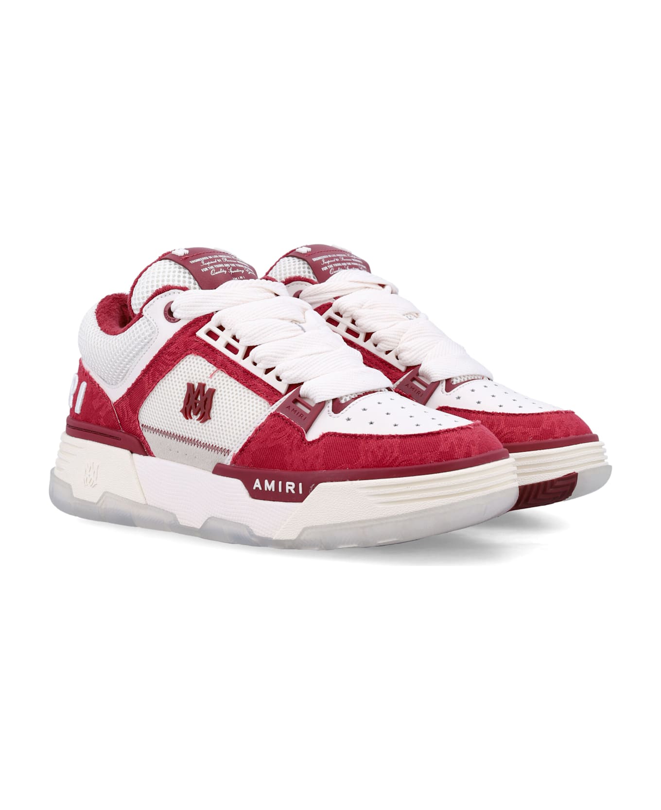 AMIRI Ma-1 Ma Quad - WHITE DEEP RED