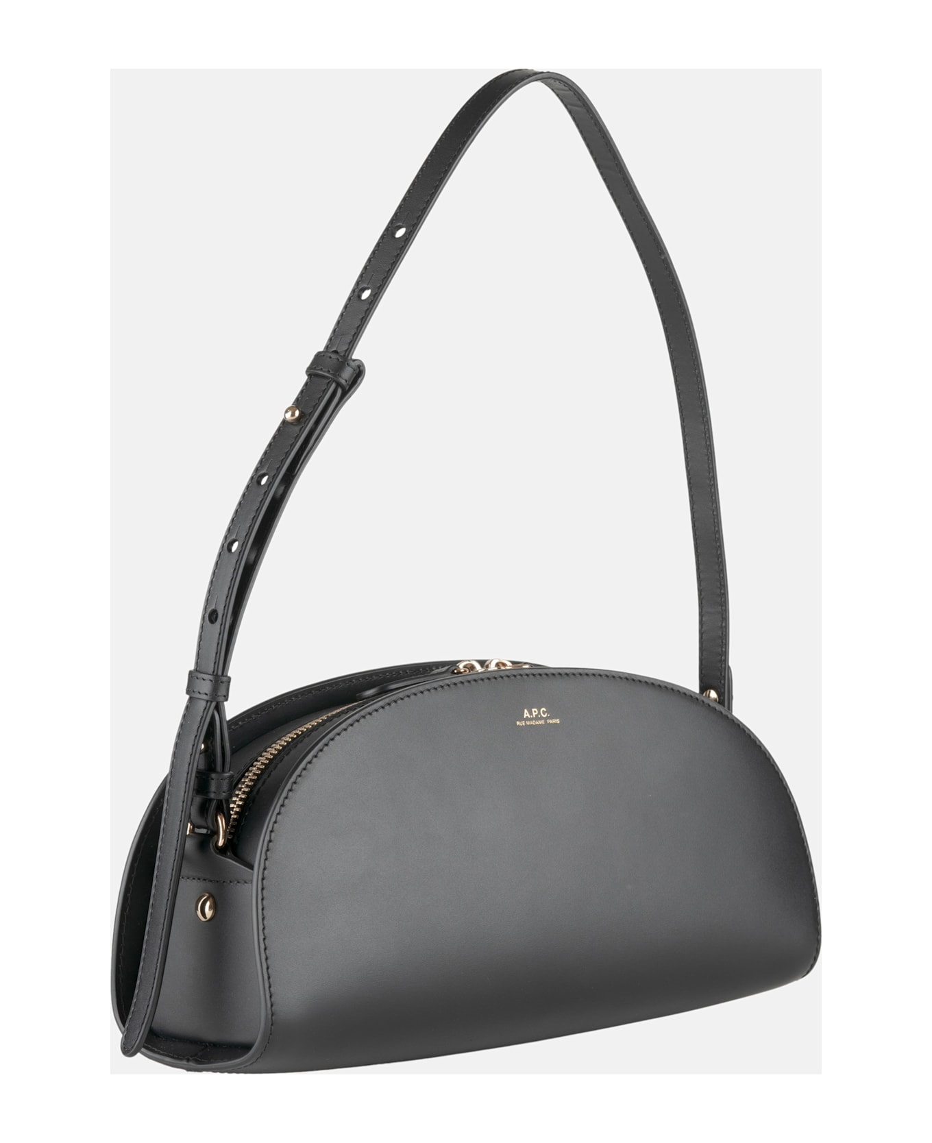 A.P.C. Sac Demi-lune Shoulder - Black