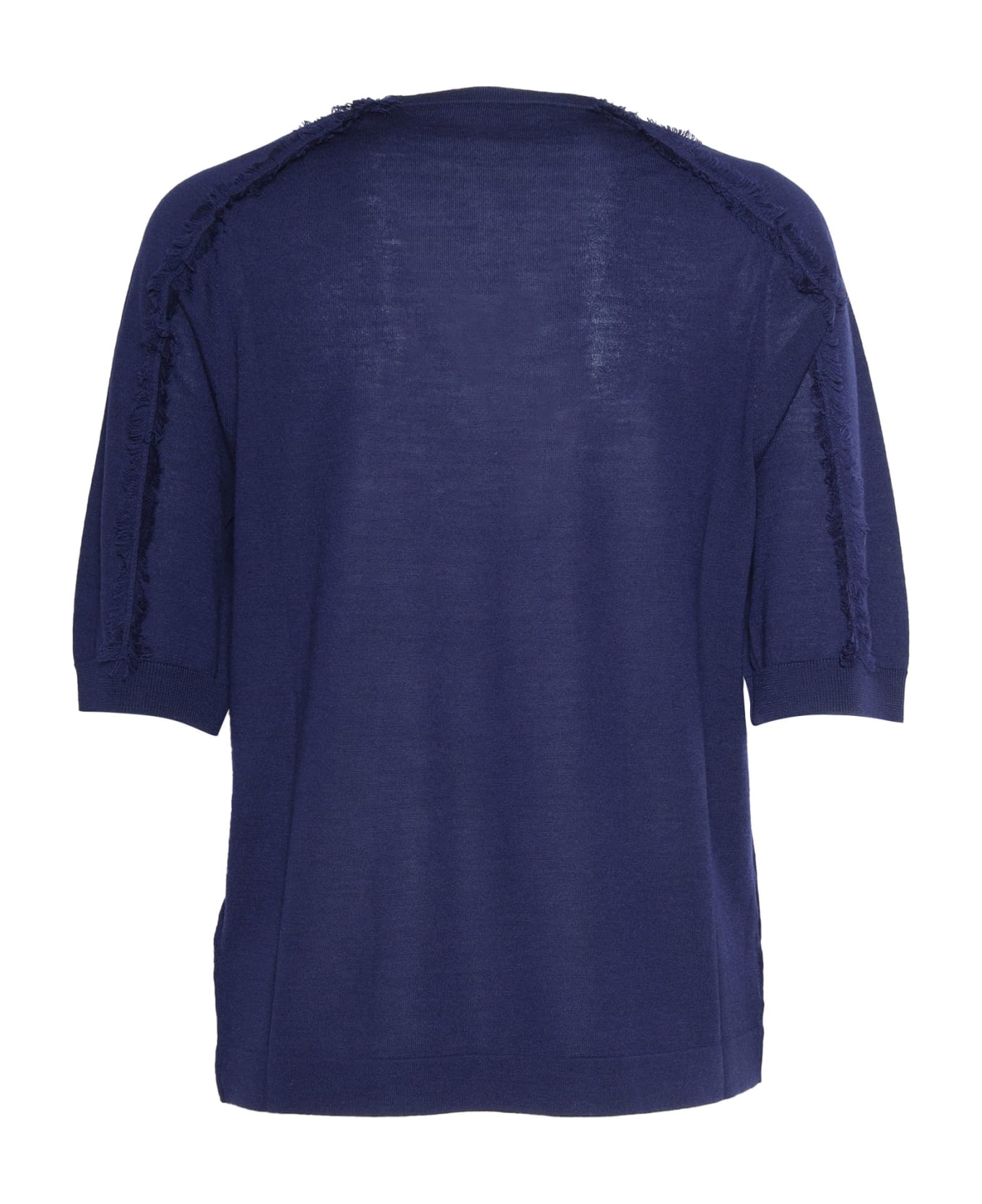 Ballantyne Blue Short-sleeved Shirt - BLUE