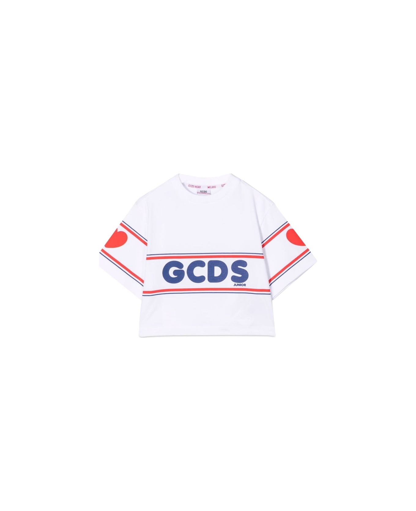GCDS Mini T Shirt - WHITE