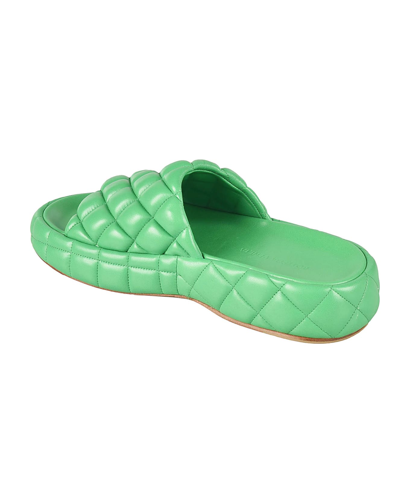 Bottega Veneta Padded Flat Sandals - Parakeet