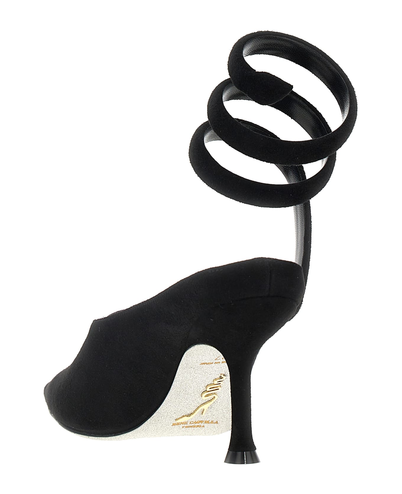 René Caovilla 'grace' Mules - Black  