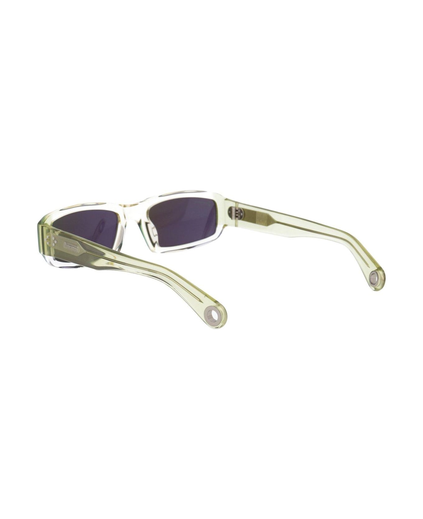 Jacquemus Les Lunettes Altu Rectangular Frame Sunglasses - multi green