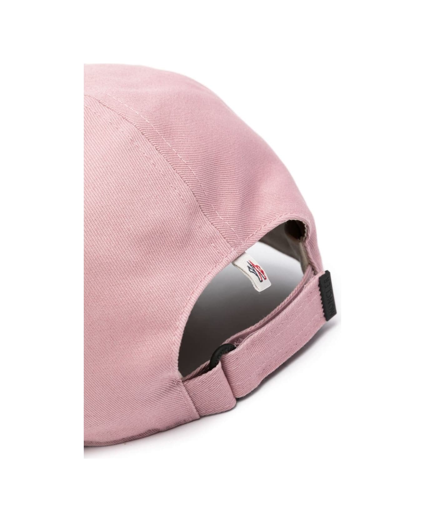 Moncler Grenoble Pink Baseball Hat With Embossed Logo - Pink
