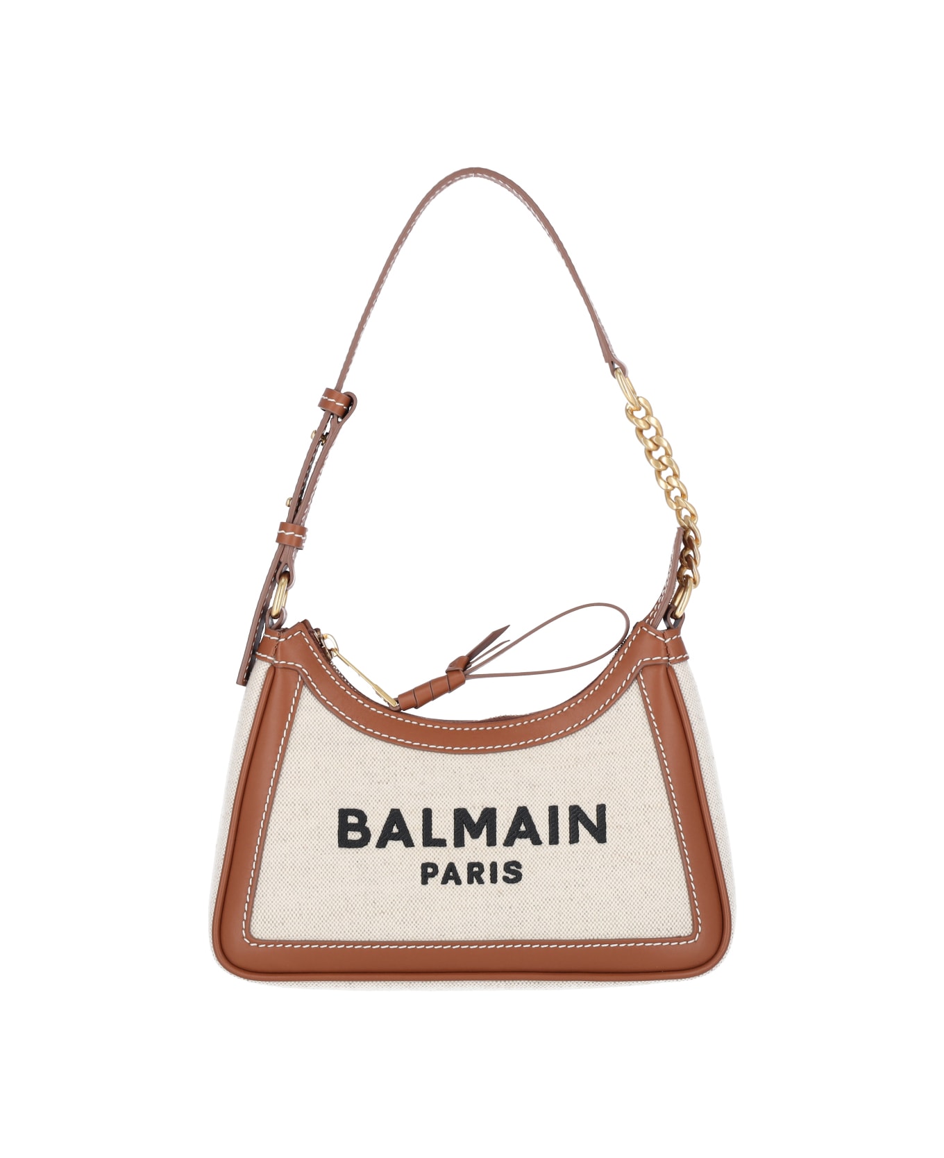Balmain 'b-army' Shoulder Bag - Natuler/marron