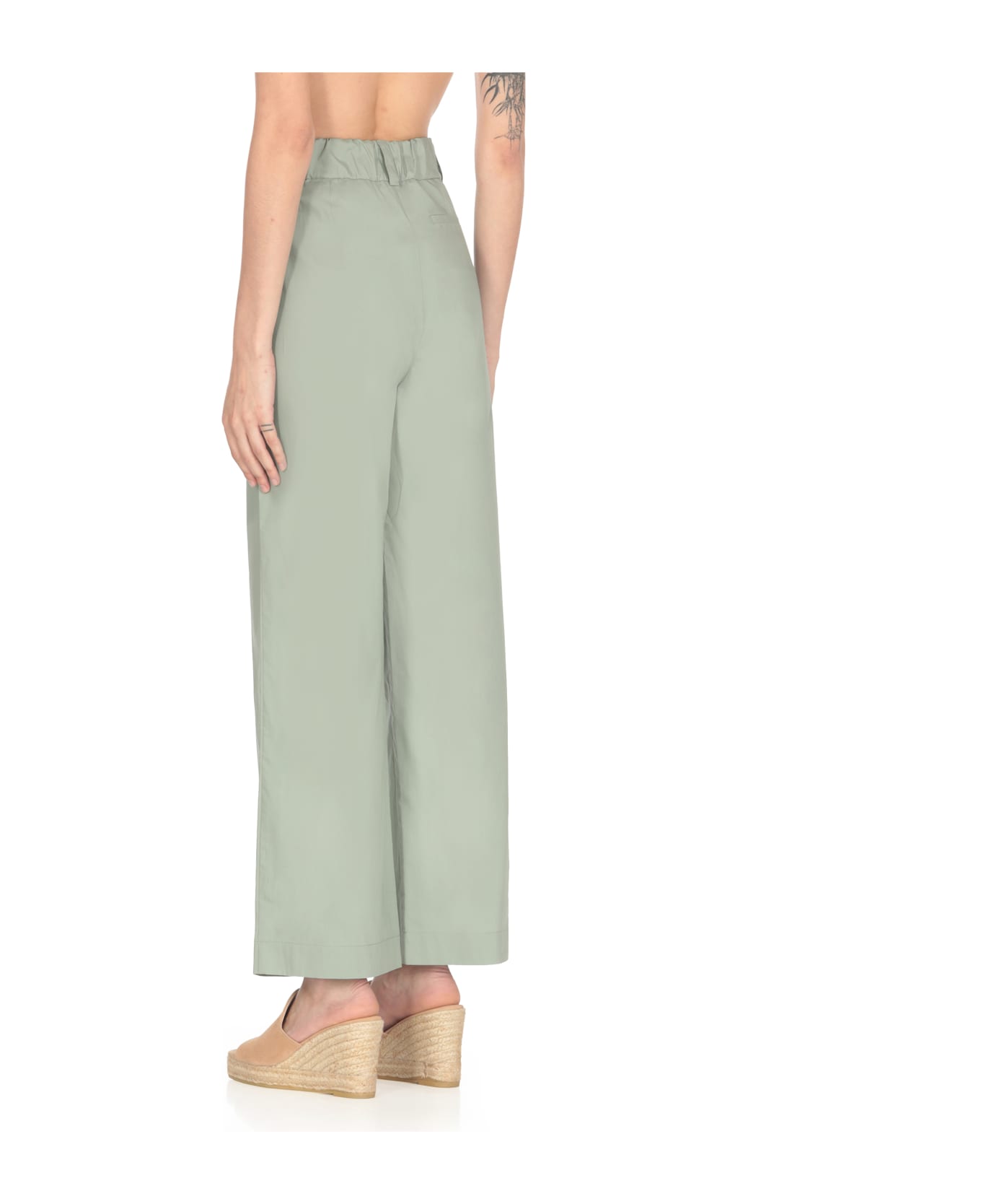 Woolrich Cotton Trousers - Green