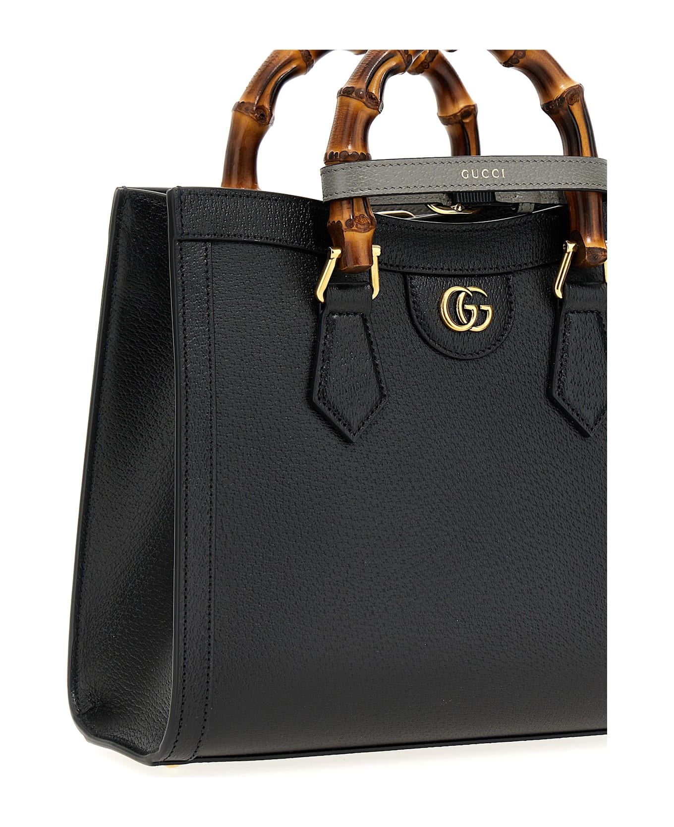 Gucci 'gucci Diana' Shopping Bag - Black