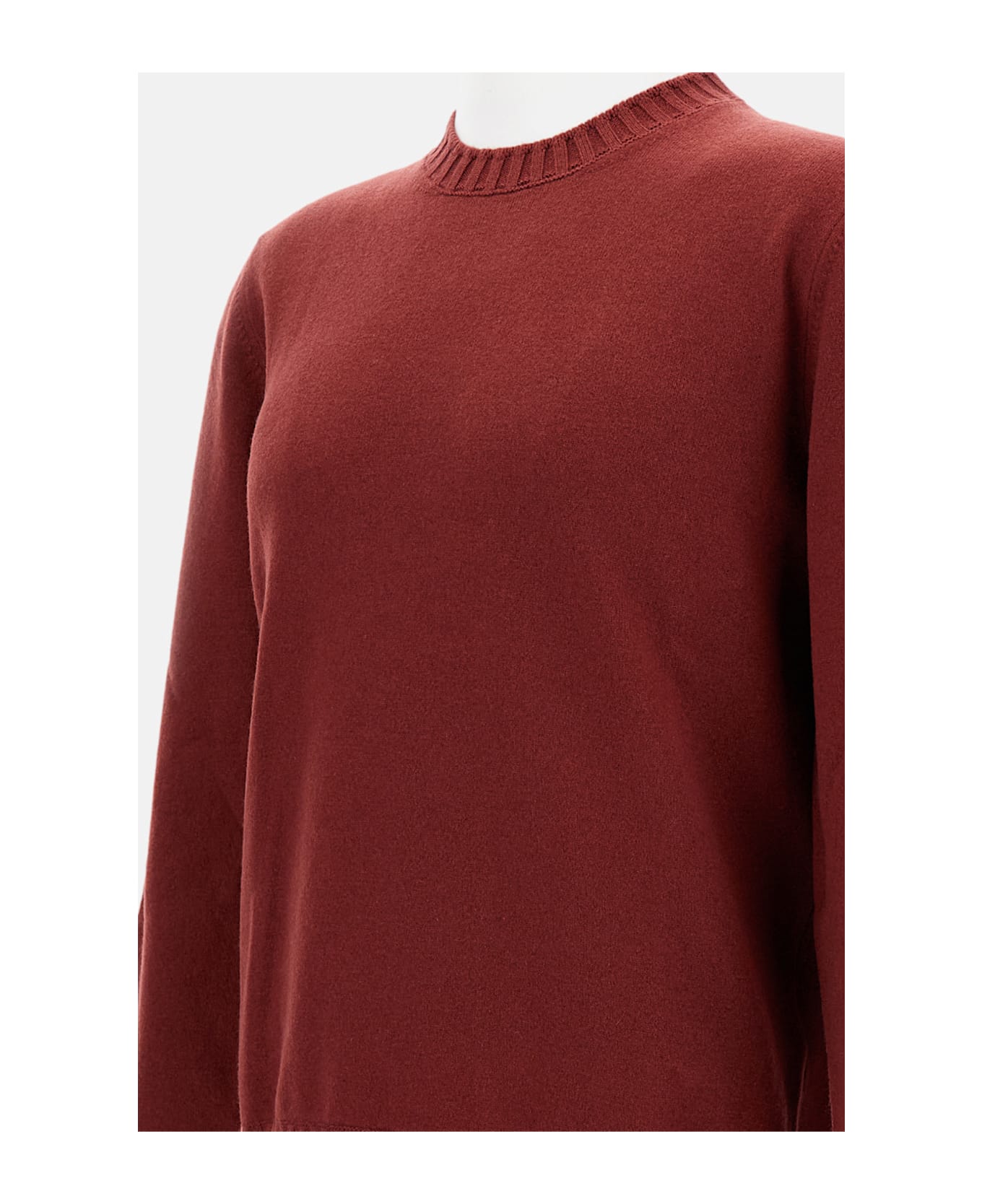 Gran Sasso Crew Neck Sweater - Red