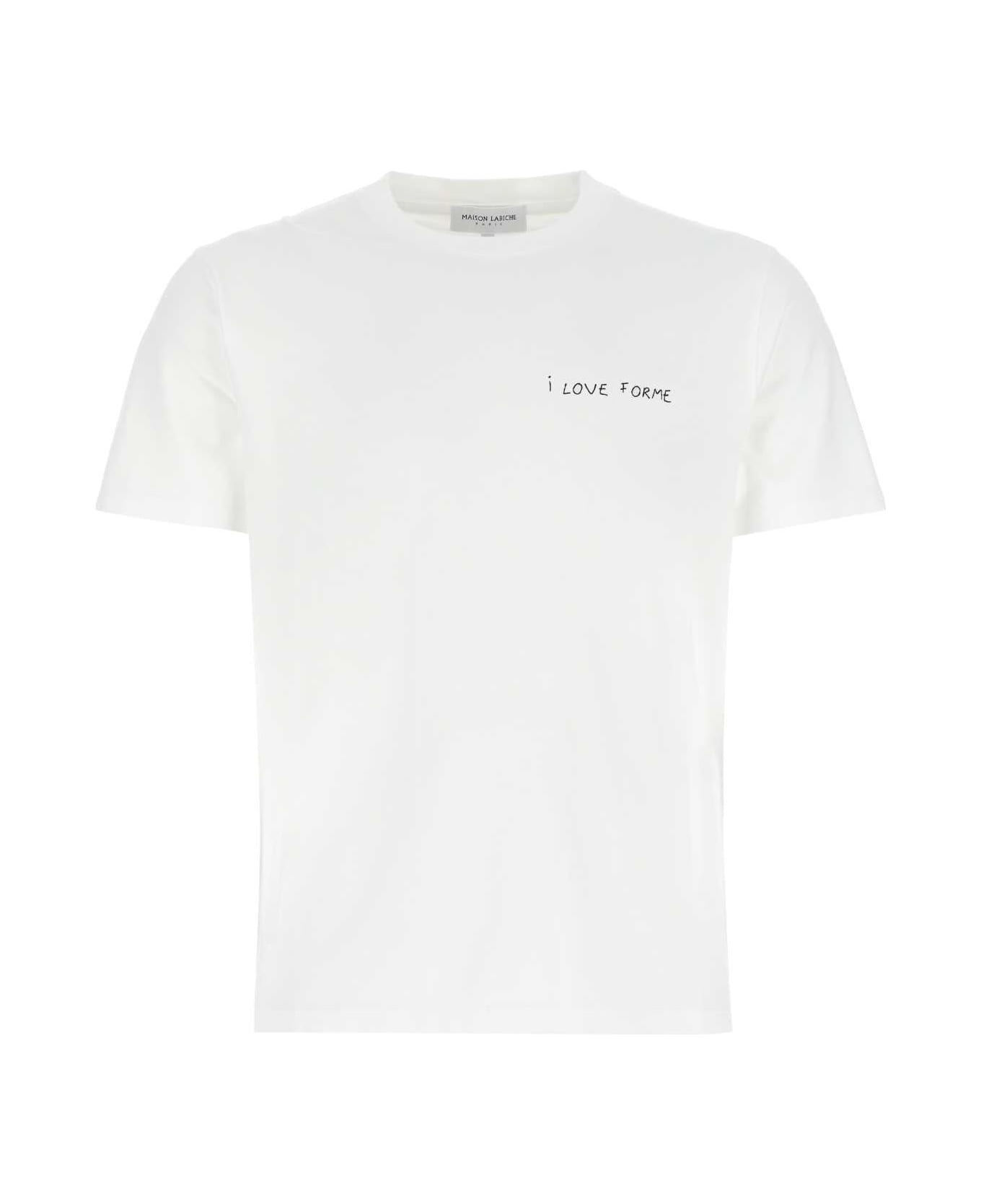 Maison Labiche White Cotton T-shirt - WHITE