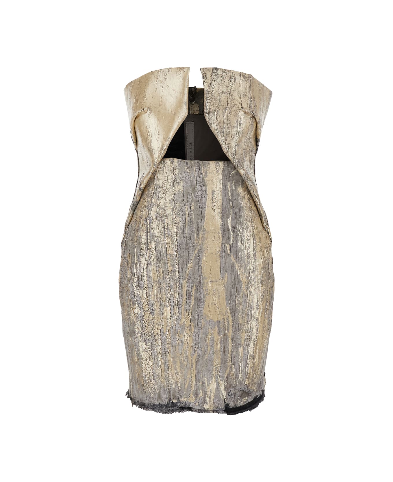Rick Owens Prong Metallic Dress - Metallic