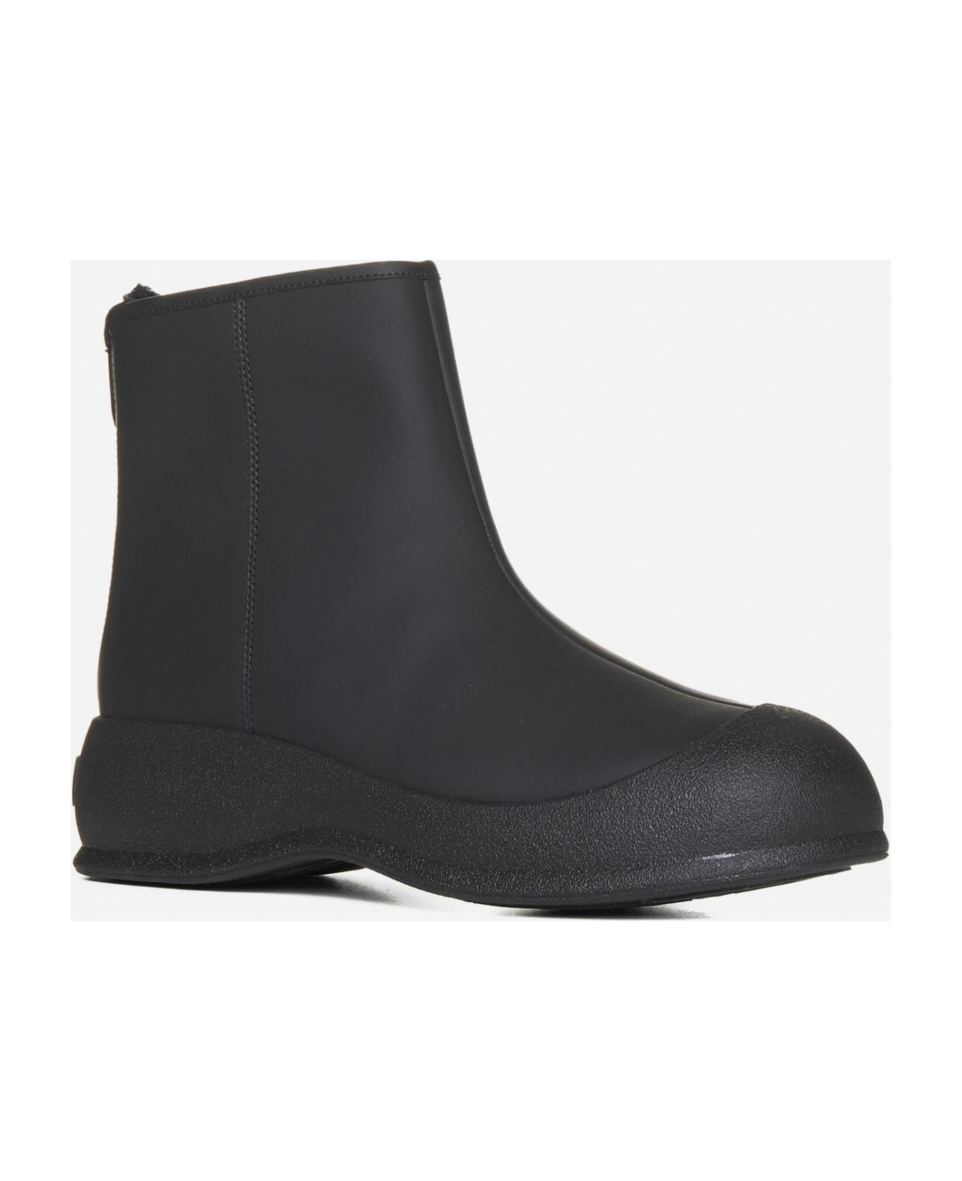 Bally Carsey Coated Leather Ankle Boots - Black ブーツ
