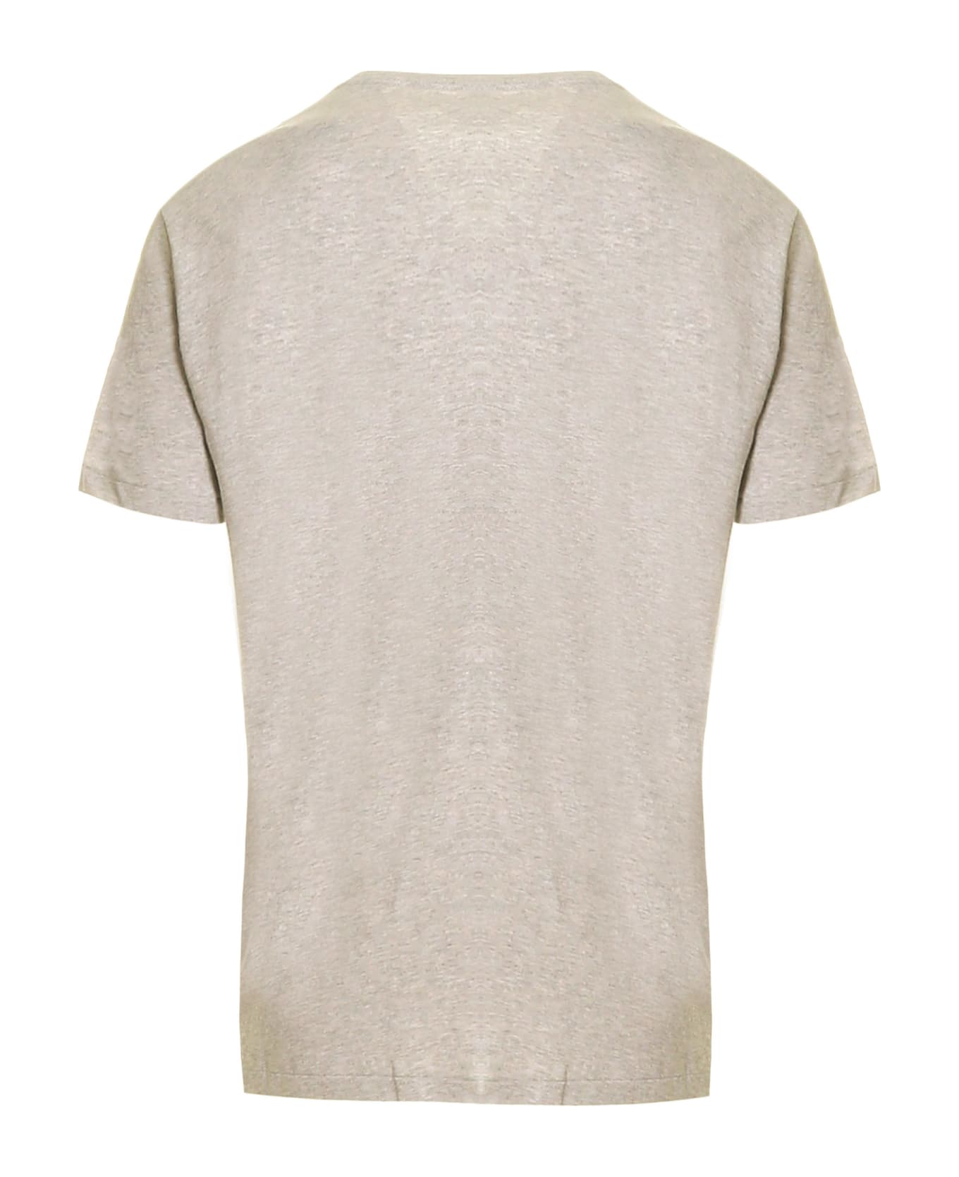 Ralph Lauren Grey Cotton T-shirt - New Grey Heather