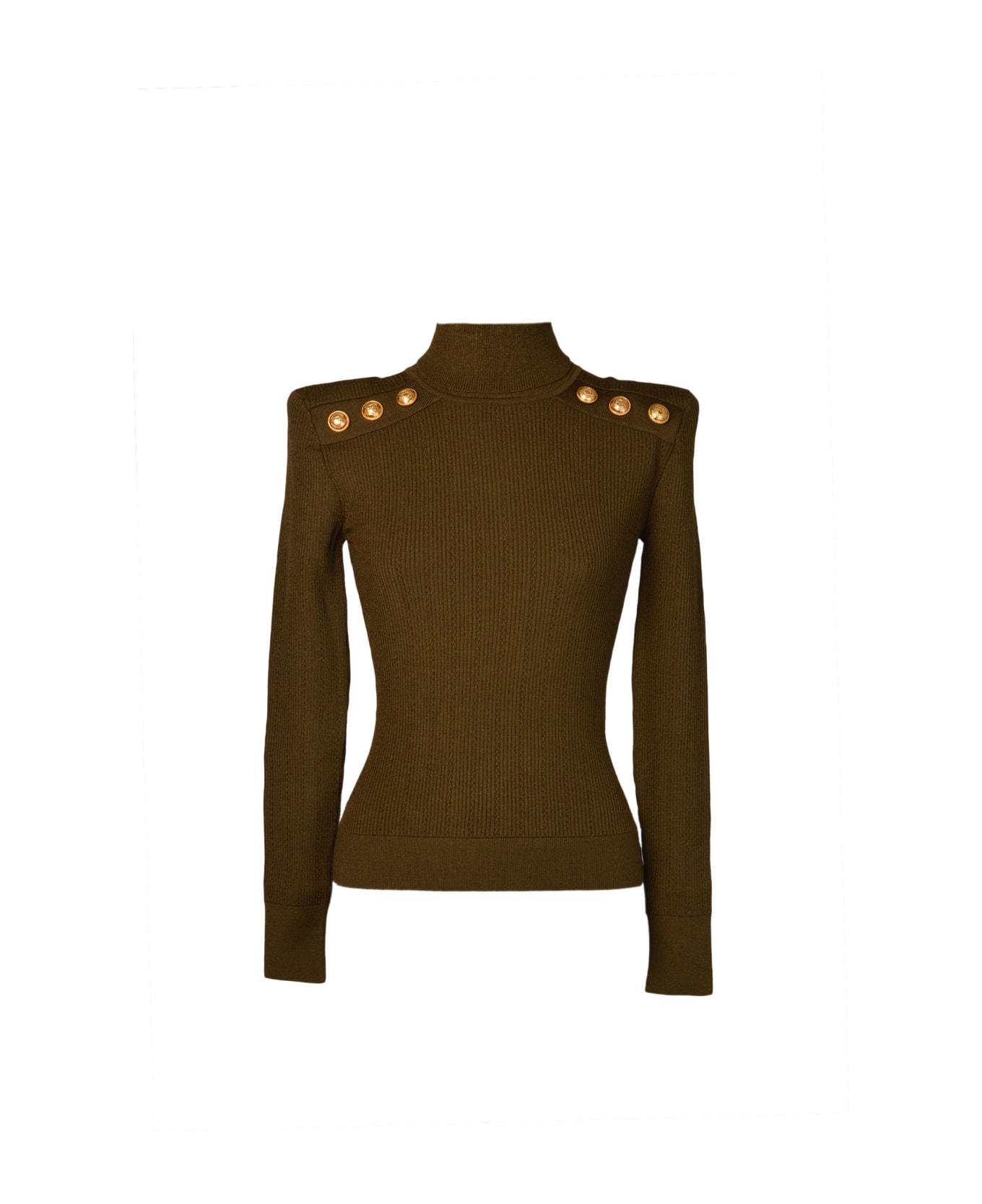 Balmain Sweater - Green ニットウェア