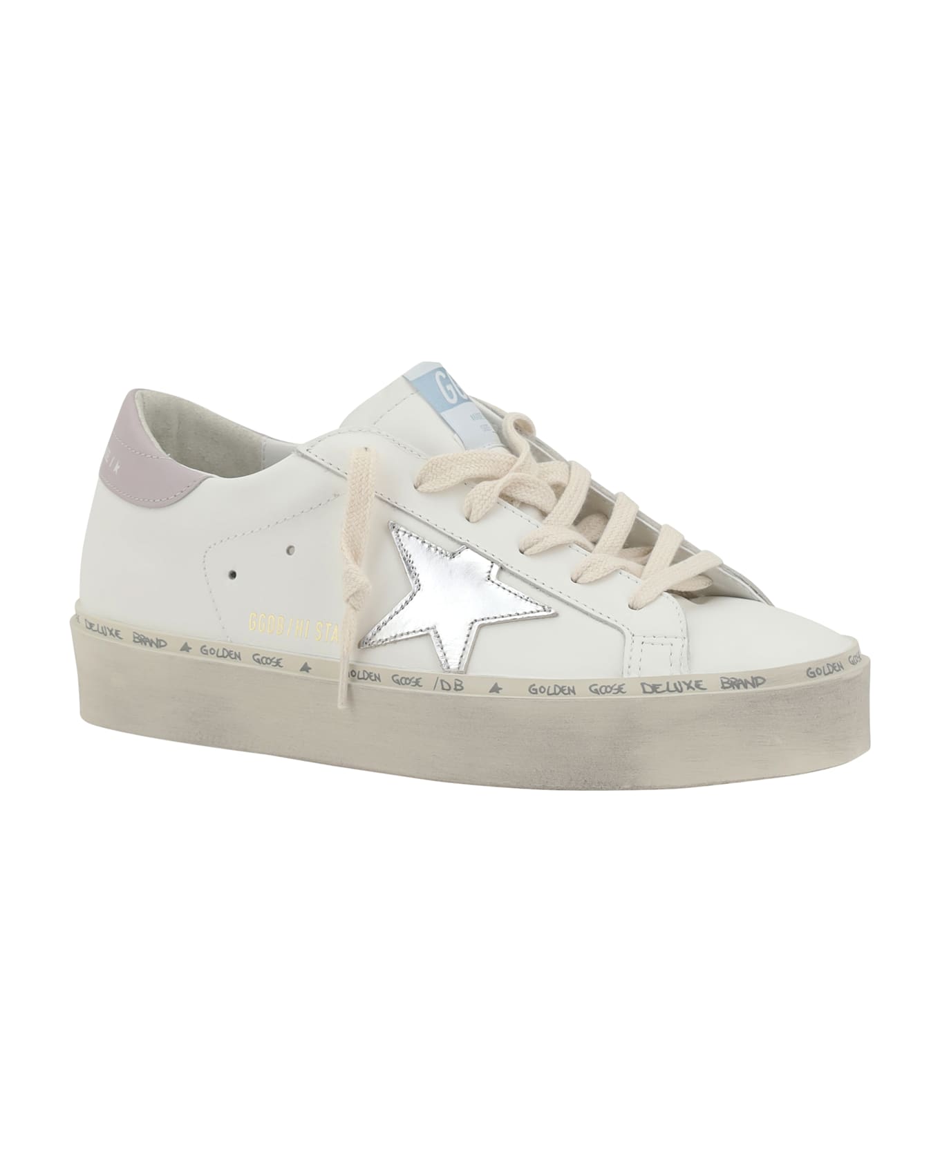 Golden Goose Hi Star Sneakers - Bianco