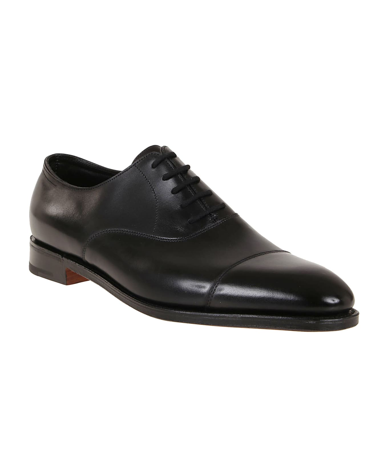 John Lobb Mocassino Stringato - Black Call