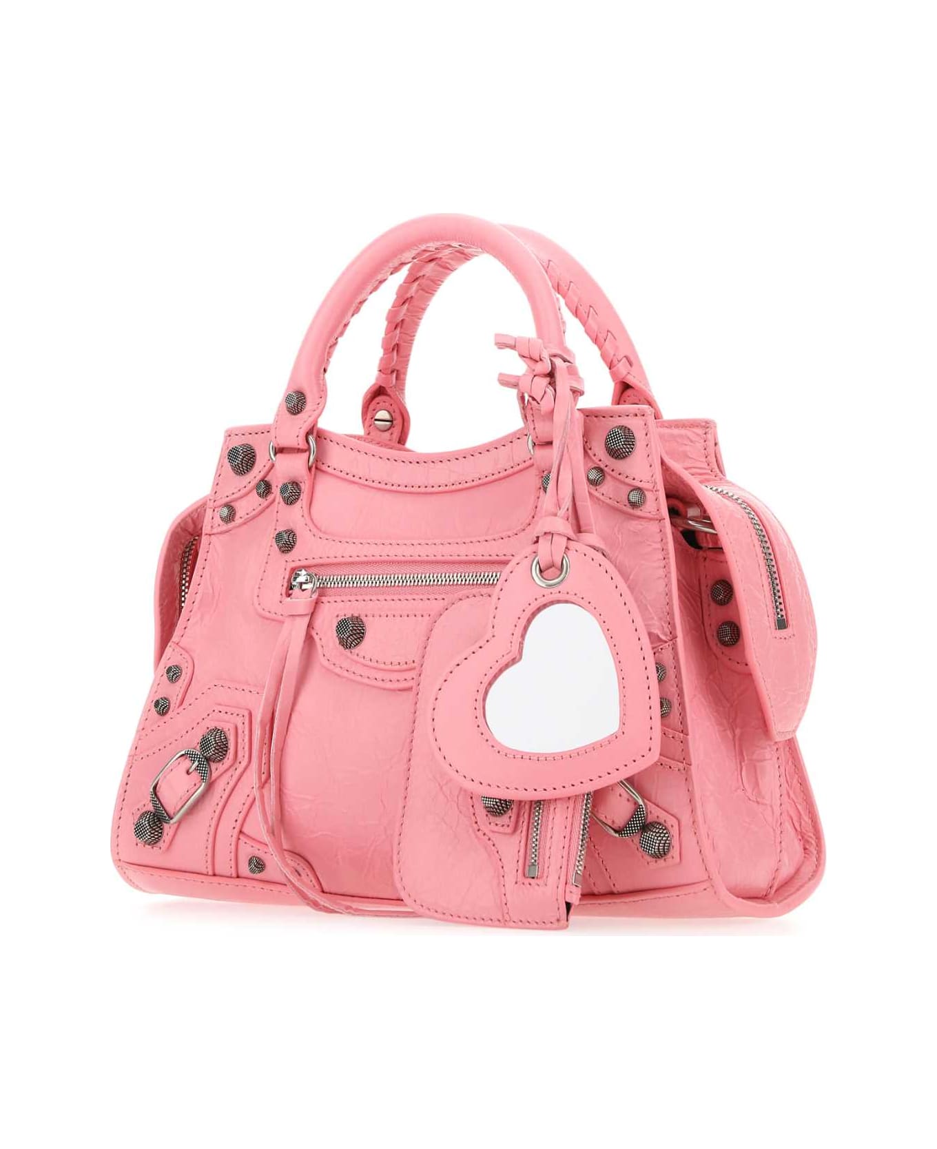 Balenciaga Pink Nappa Leather Neo Cagole Xs Handbag - SWEET PINK