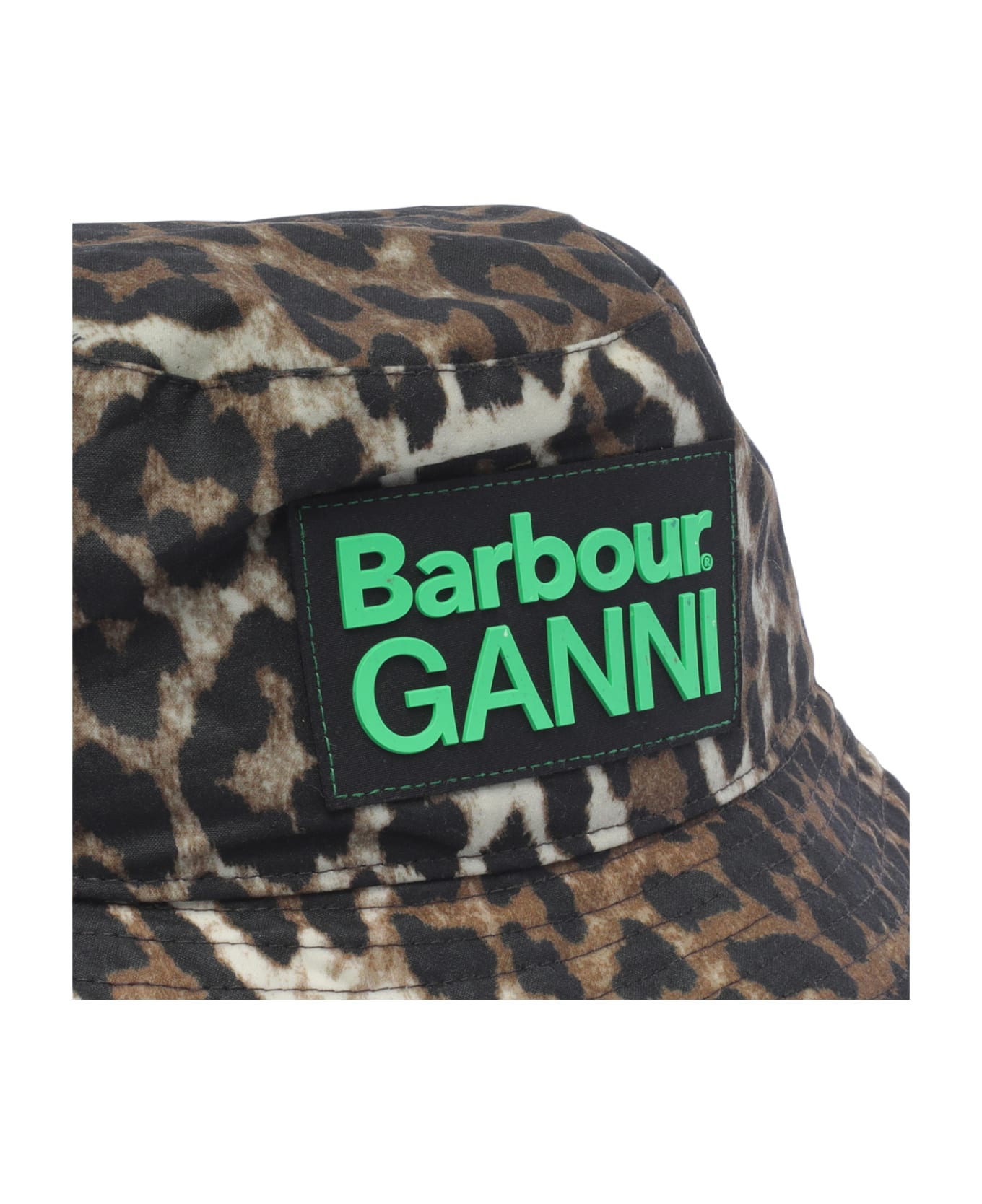 Barbour Waxed Leopard Bucket Hat - MultiColour