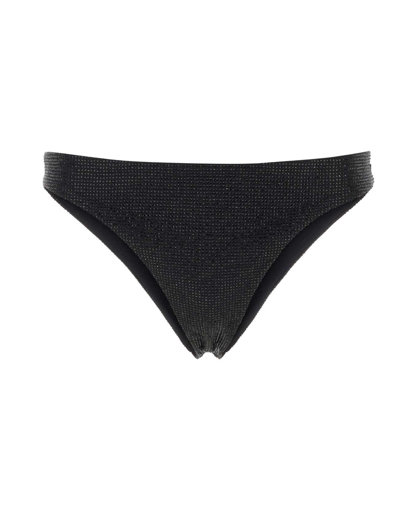 Prada Black Stretch Re-nylon Bikini Bottom - NERO