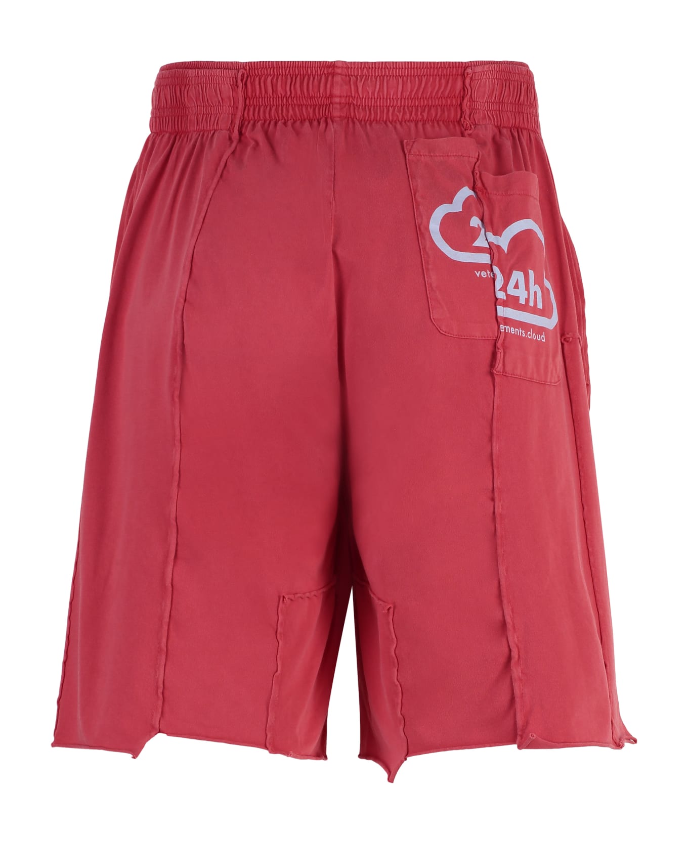 VETEMENTS Cotton Shorts - red