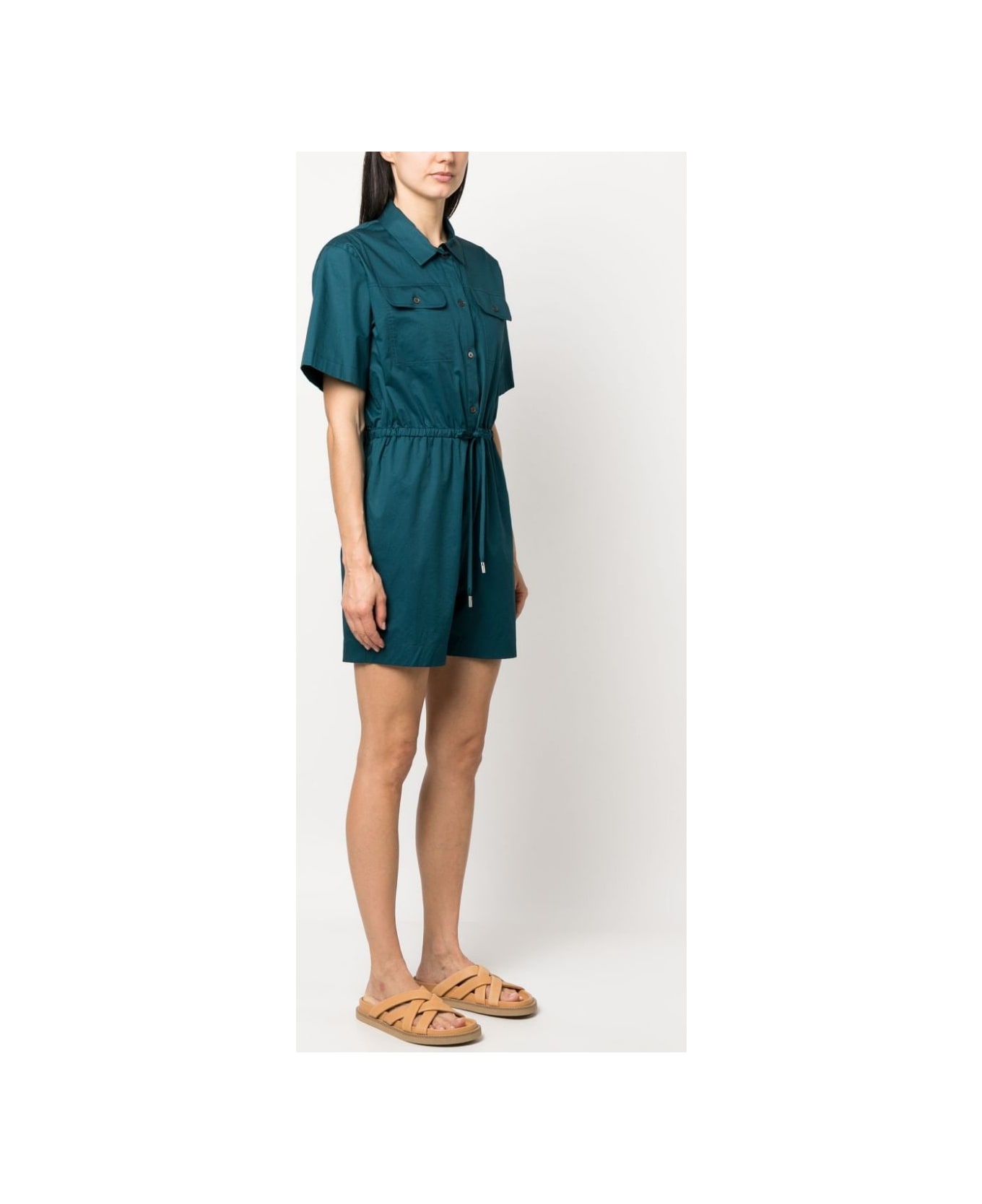 Paul Smith Cotton Playsuit - Blue