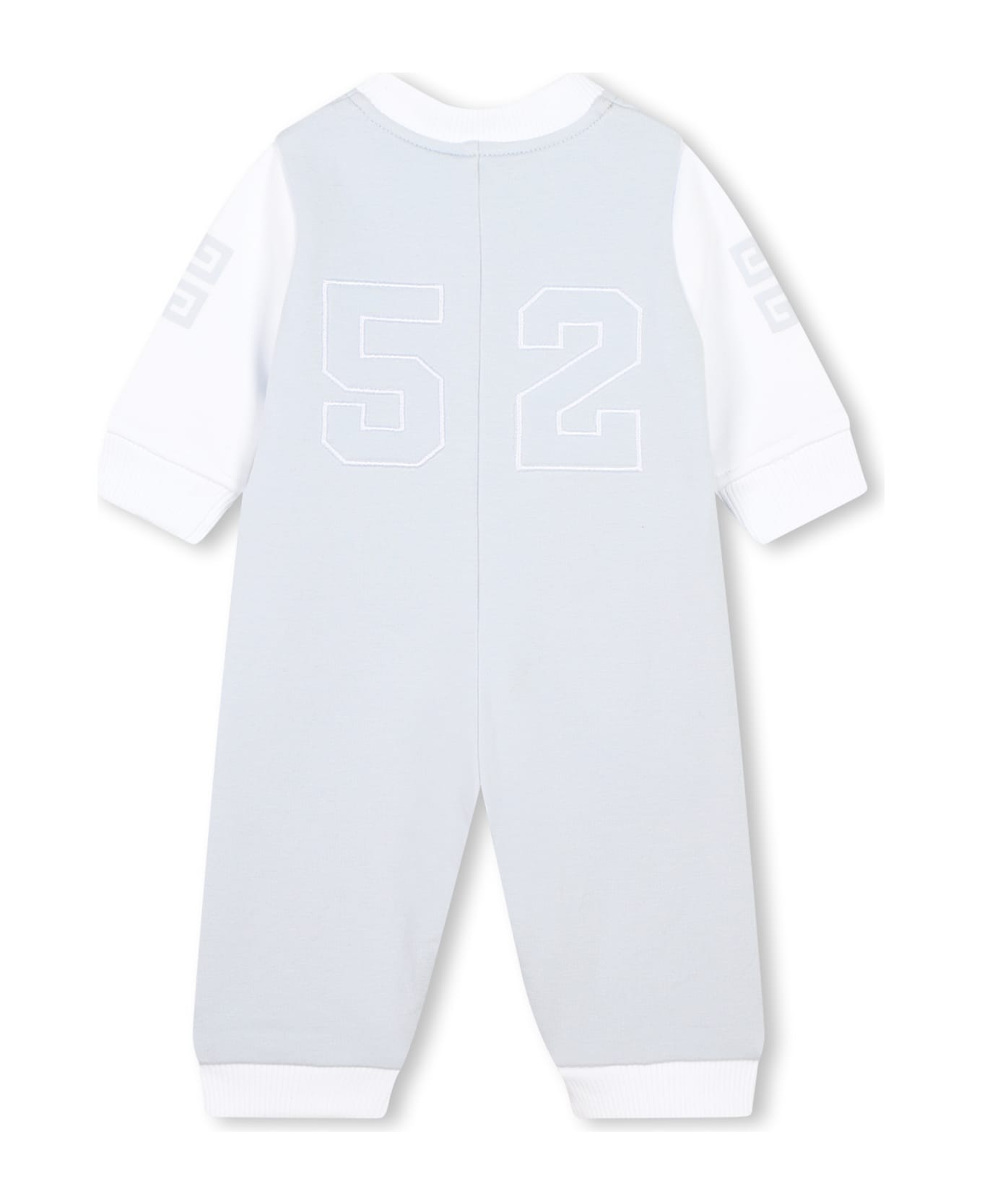 Givenchy Logo Romper - Light blue