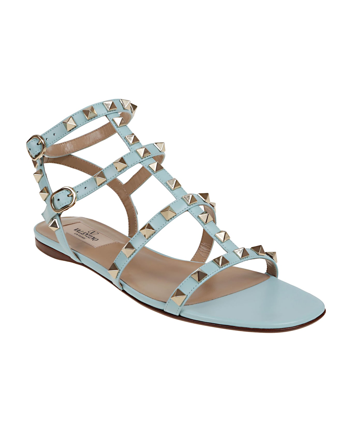 Valentino Garavani Sandal Rockstud T. 05 - Acquamarina