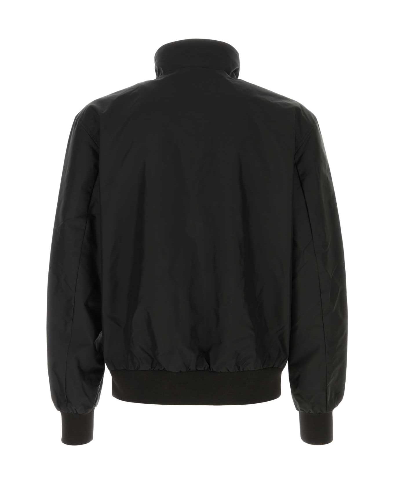 Refrigiwear Black Nylon Captain Bomber Jacket - NERO