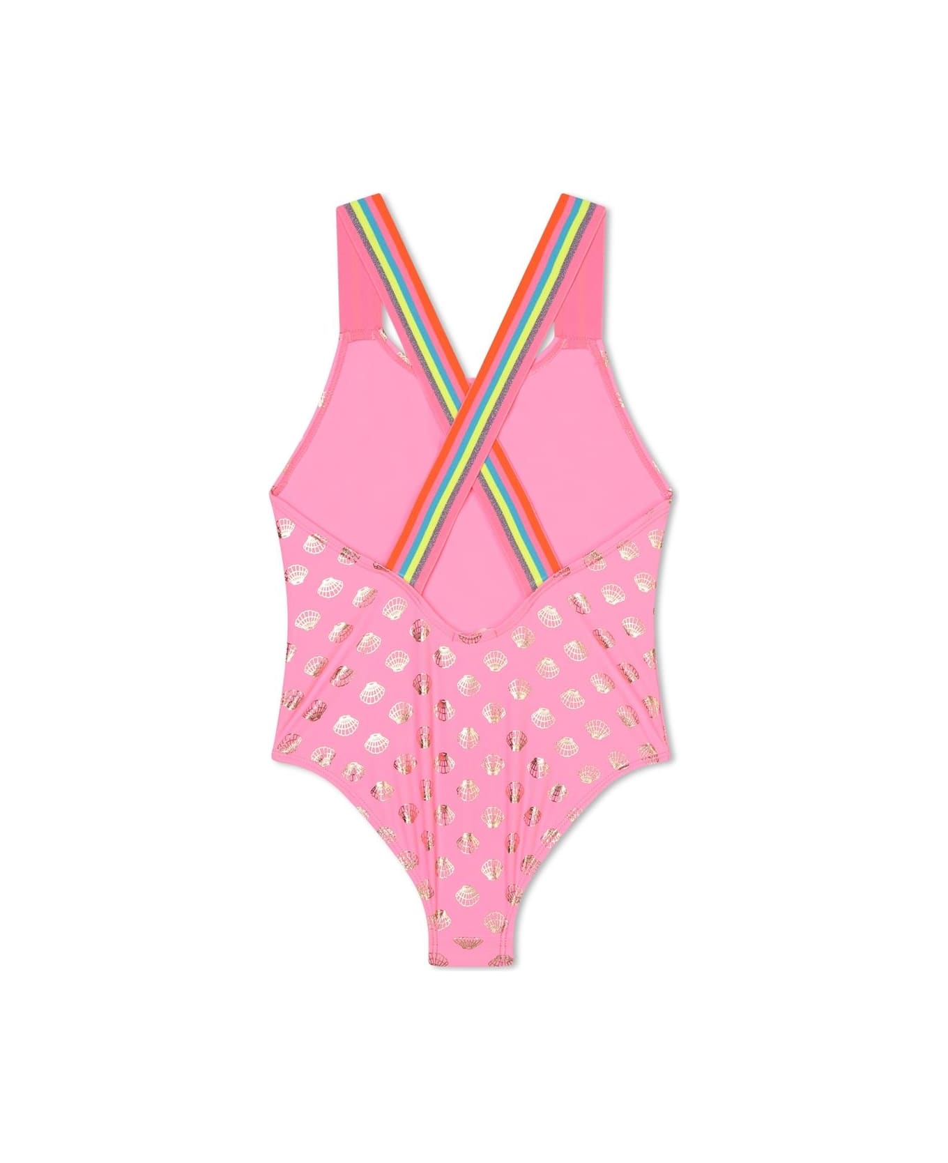 Billieblush Costume Con Stampa - Pink 水着