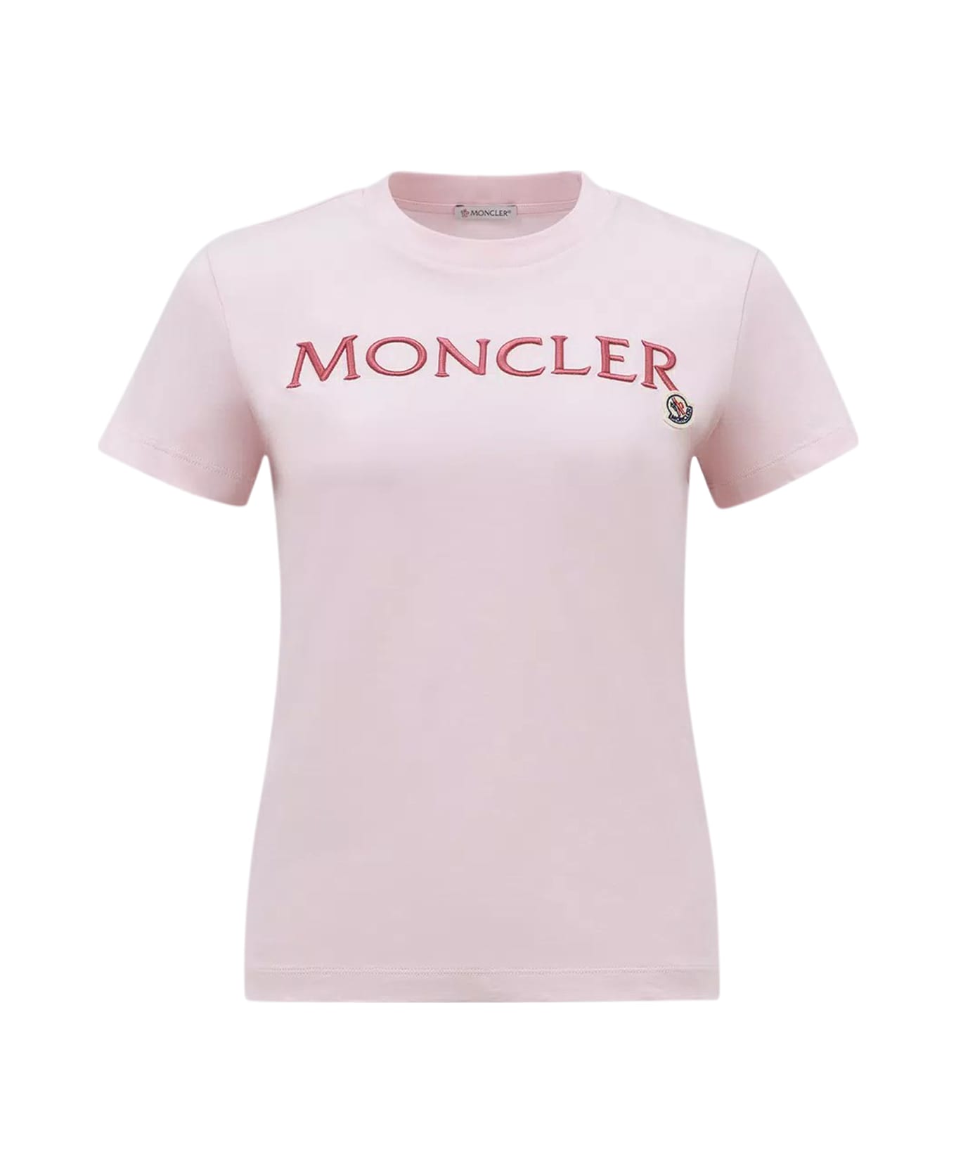 Moncler Ss T-shirt - B Pastel Pink