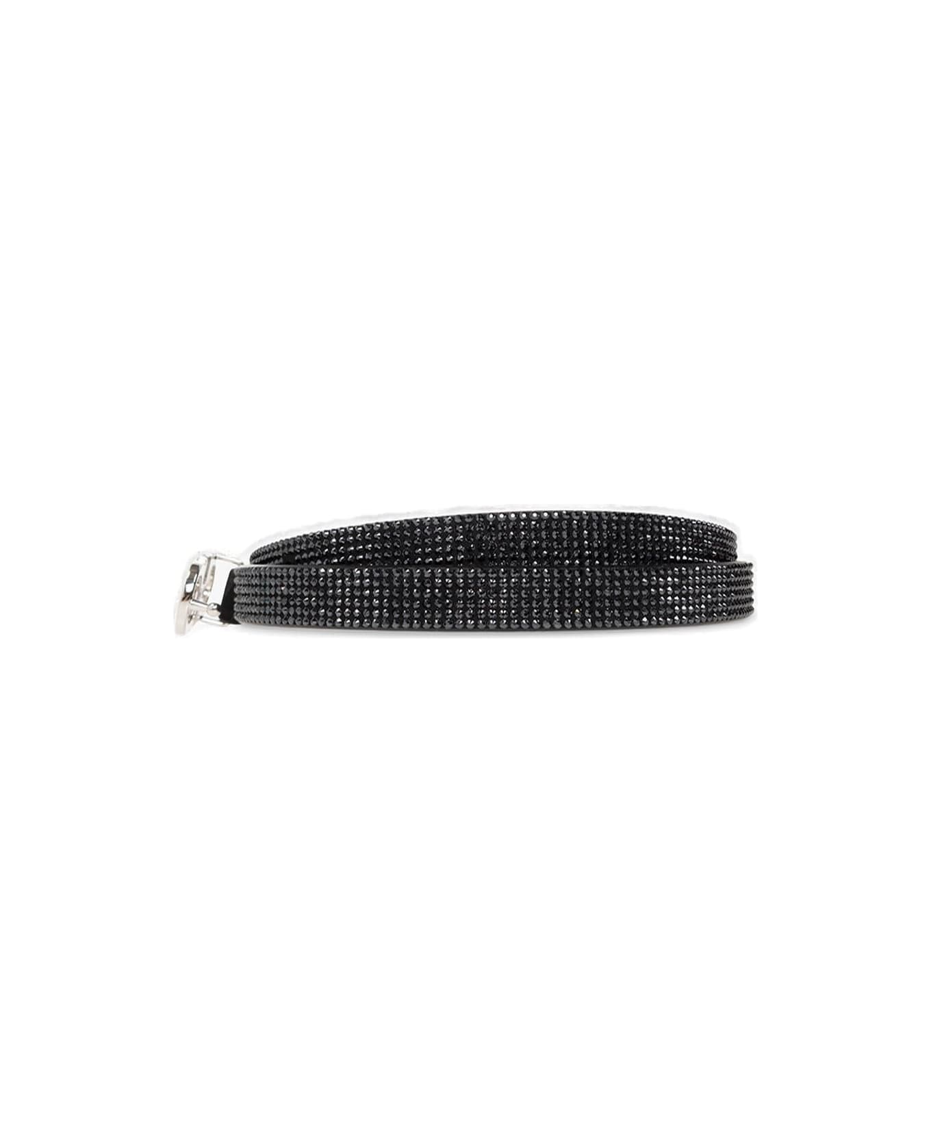 Ferragamo Embellished Logo Buckle Belt - Black ベルト