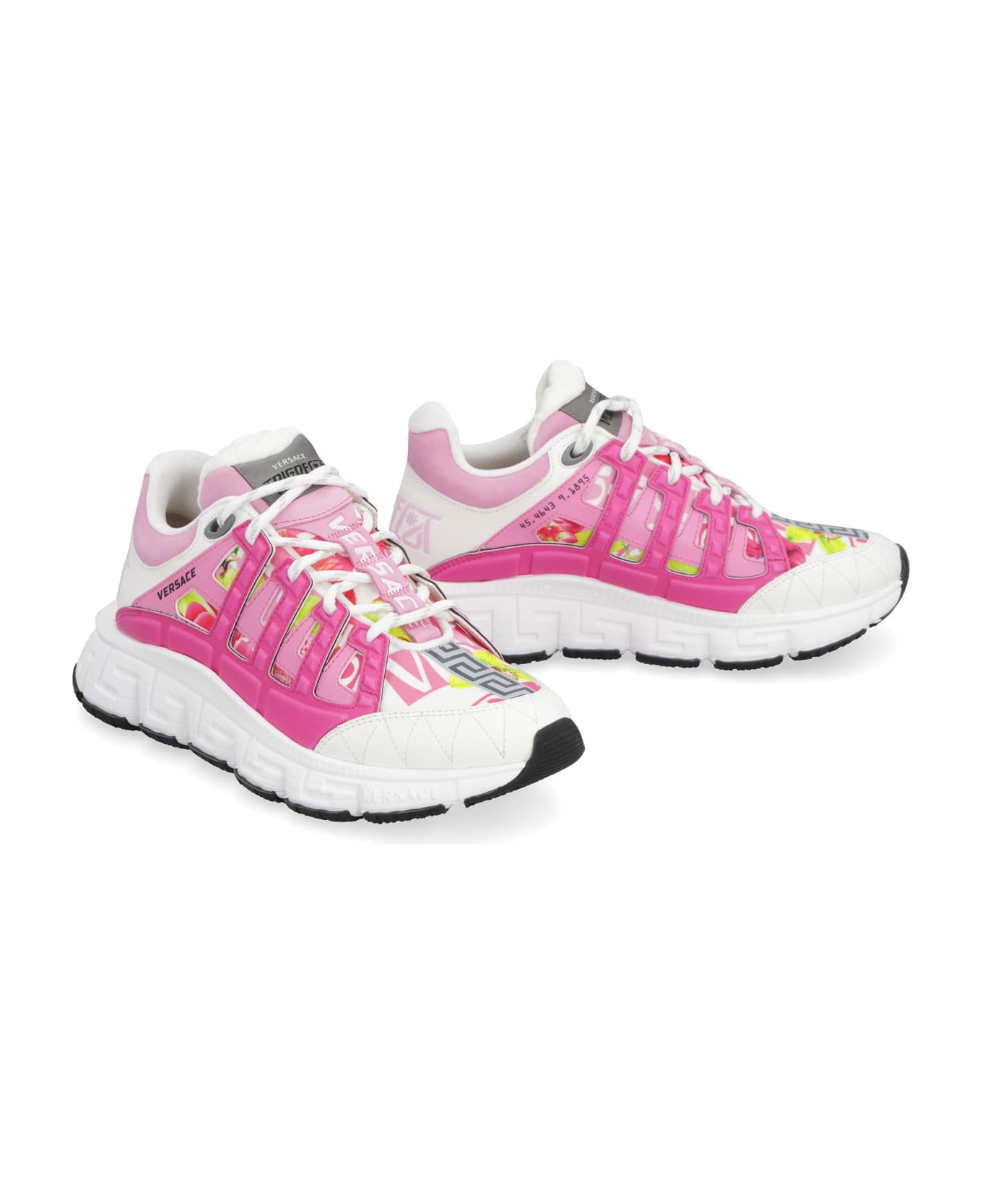 Versace Trigreca Low-top Sneakers - Fuchsia