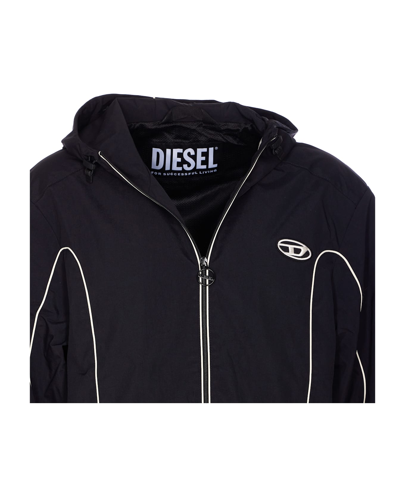 Diesel J-hives Raincoat - Black