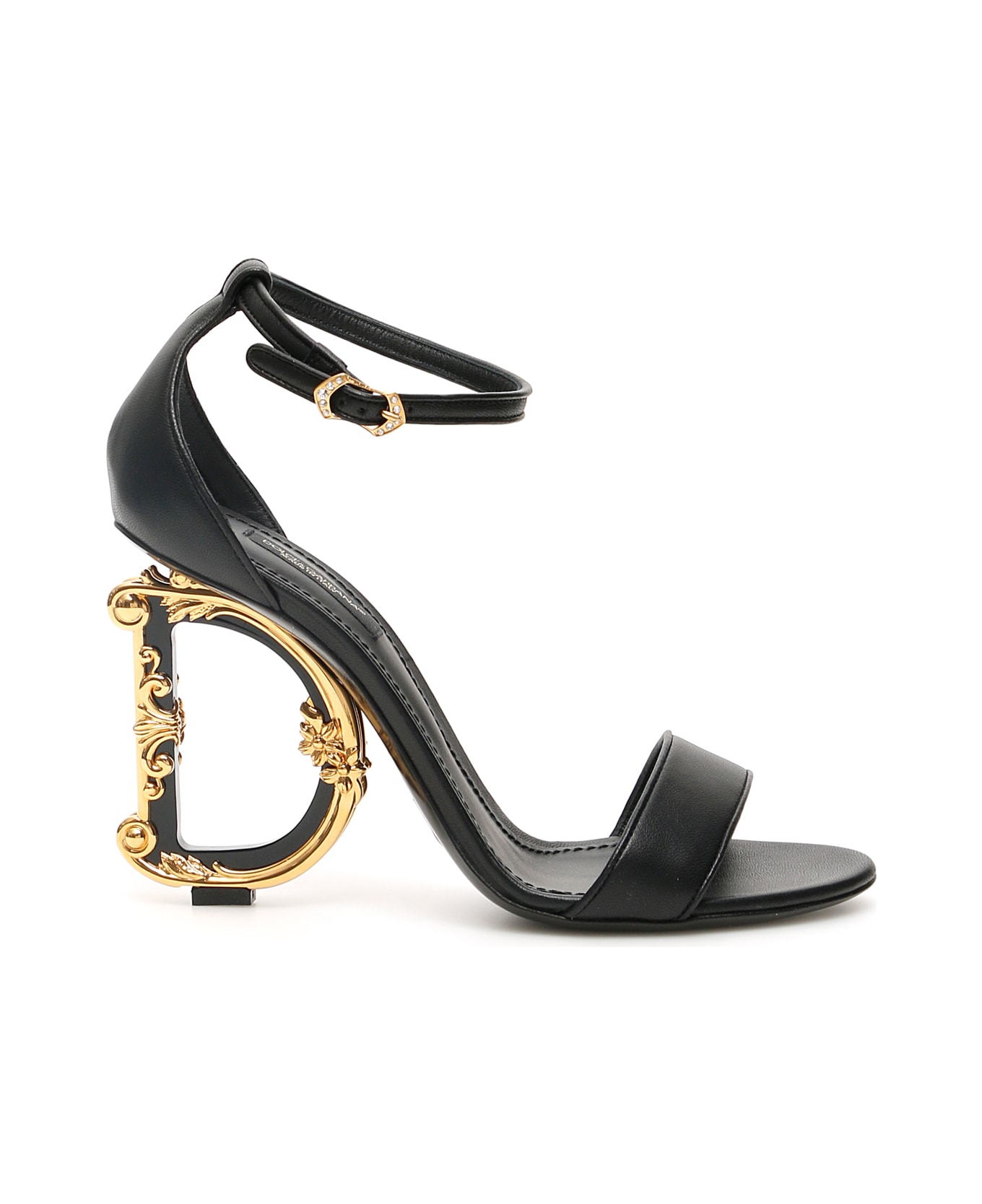 Dolce & Gabbana Dg Barocco Keira Sandals - Black