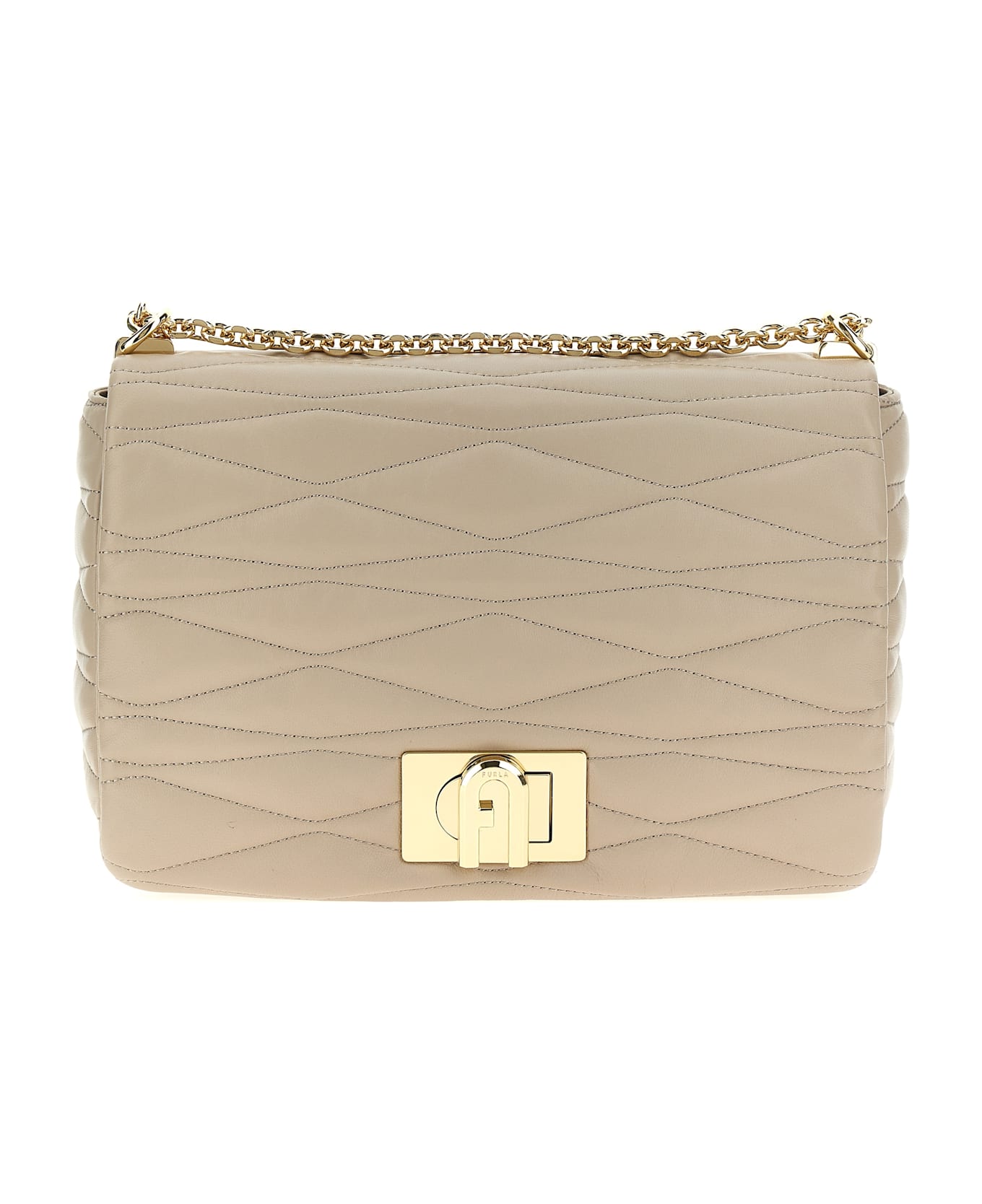 Furla 1927 M Crossbody Bag - Gray