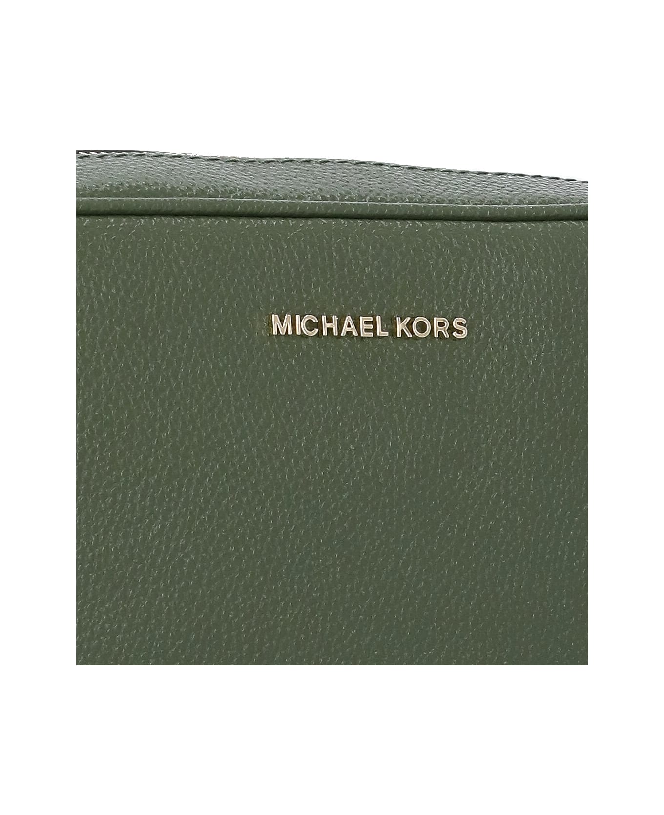 Michael Kors Leather Shoulder Bag - green ショルダーバッグ