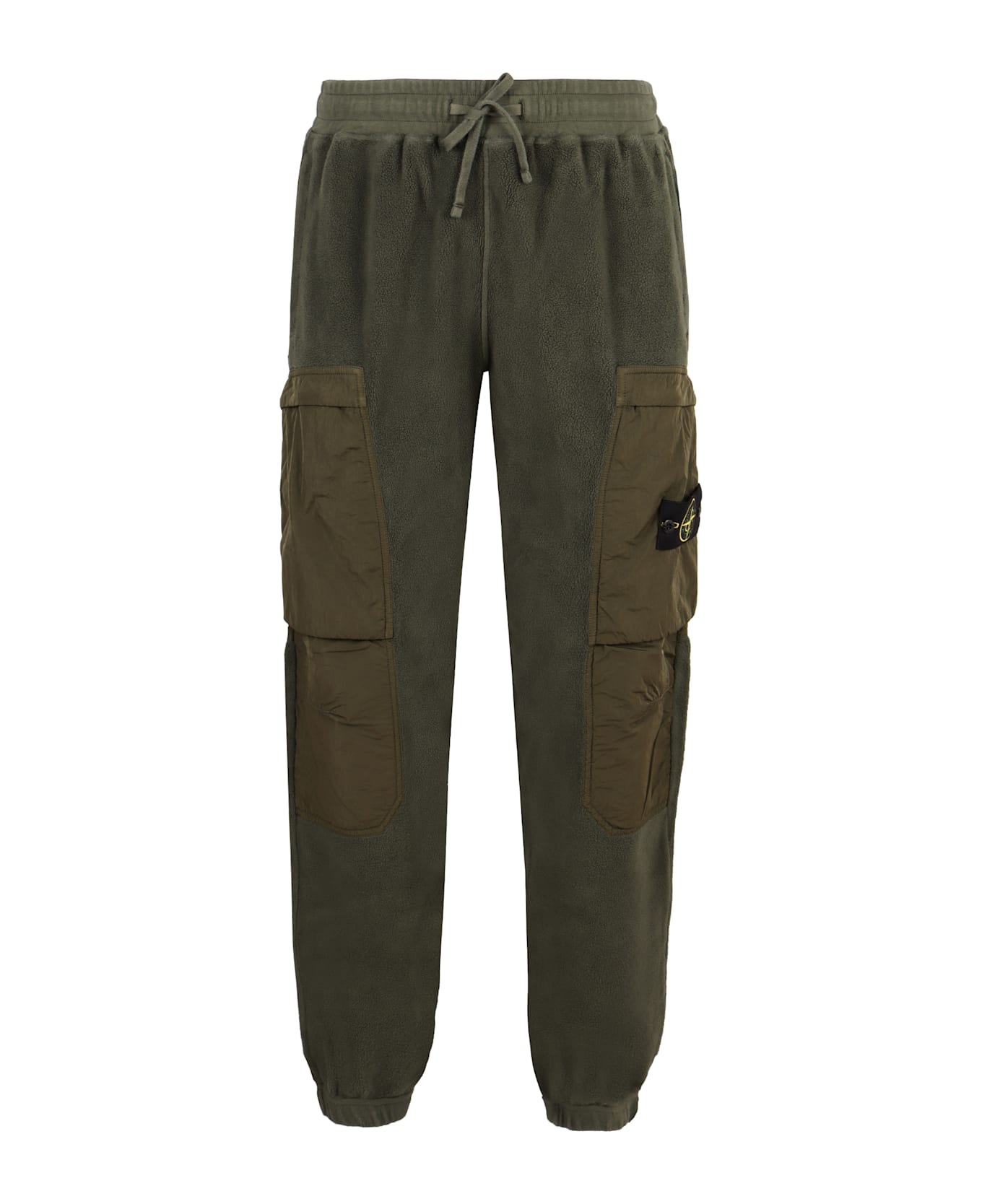 Stone Island Patch Detail Sport Trousers - green