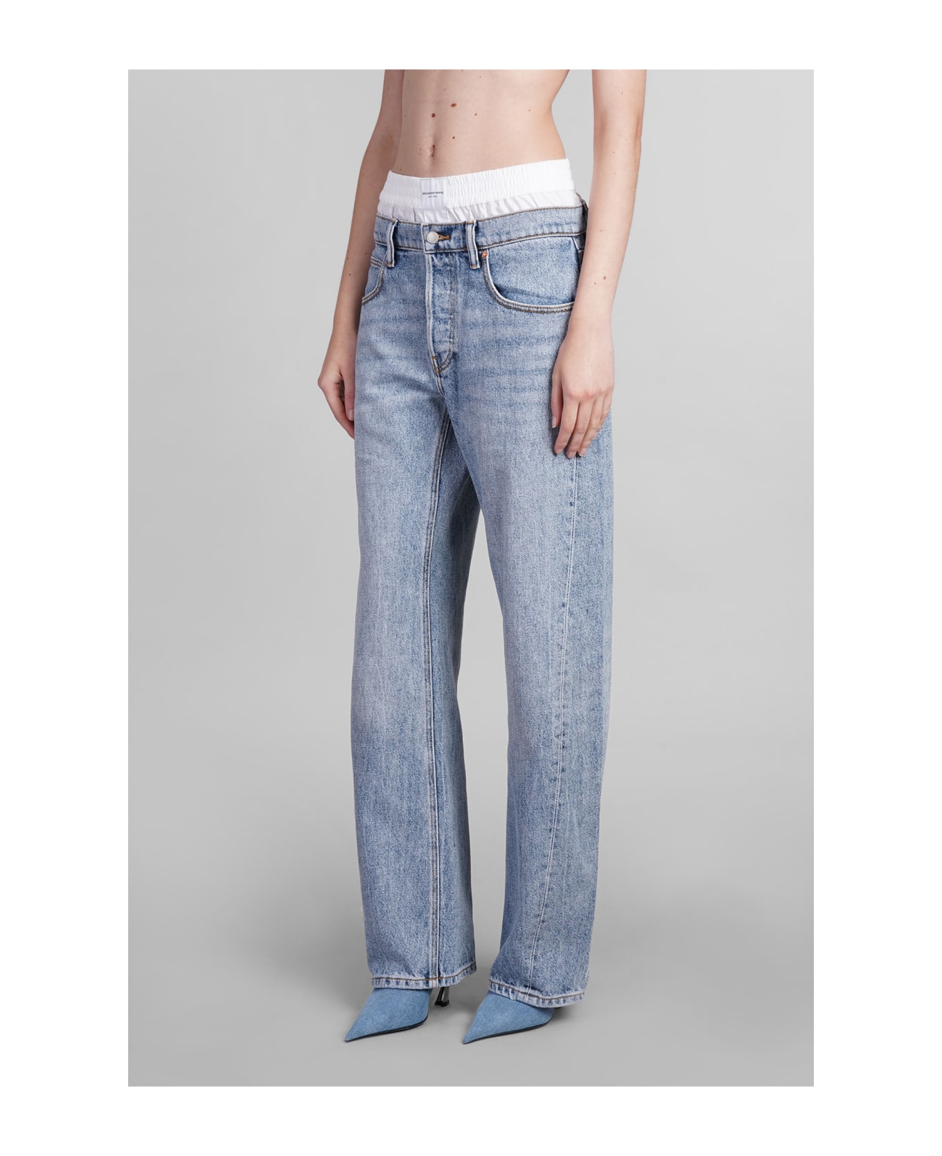 Alexander Wang Jeans In Blue Cotton | italist