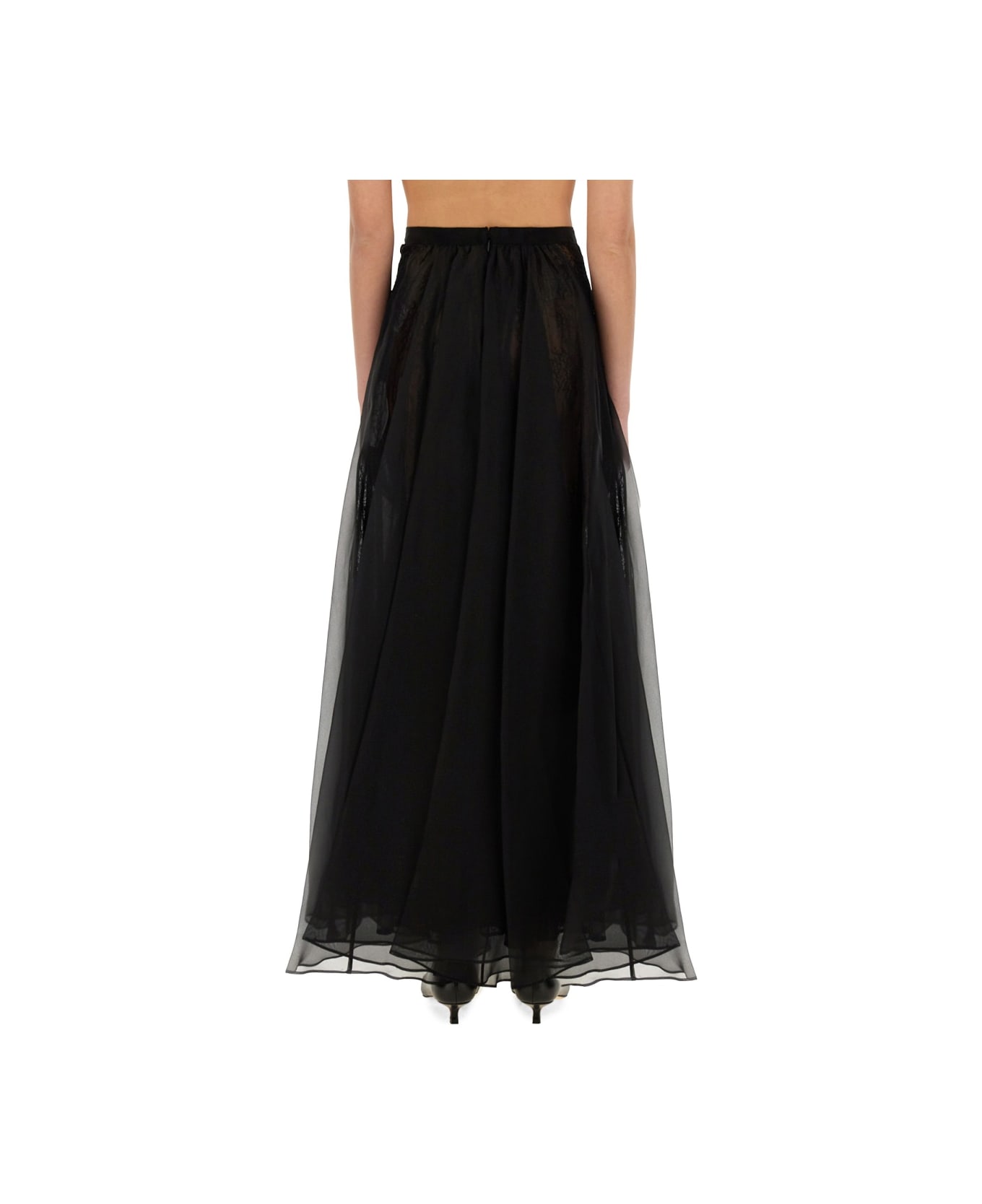 Nina Ricci "voluminous" Maxi Skirt - BLACK