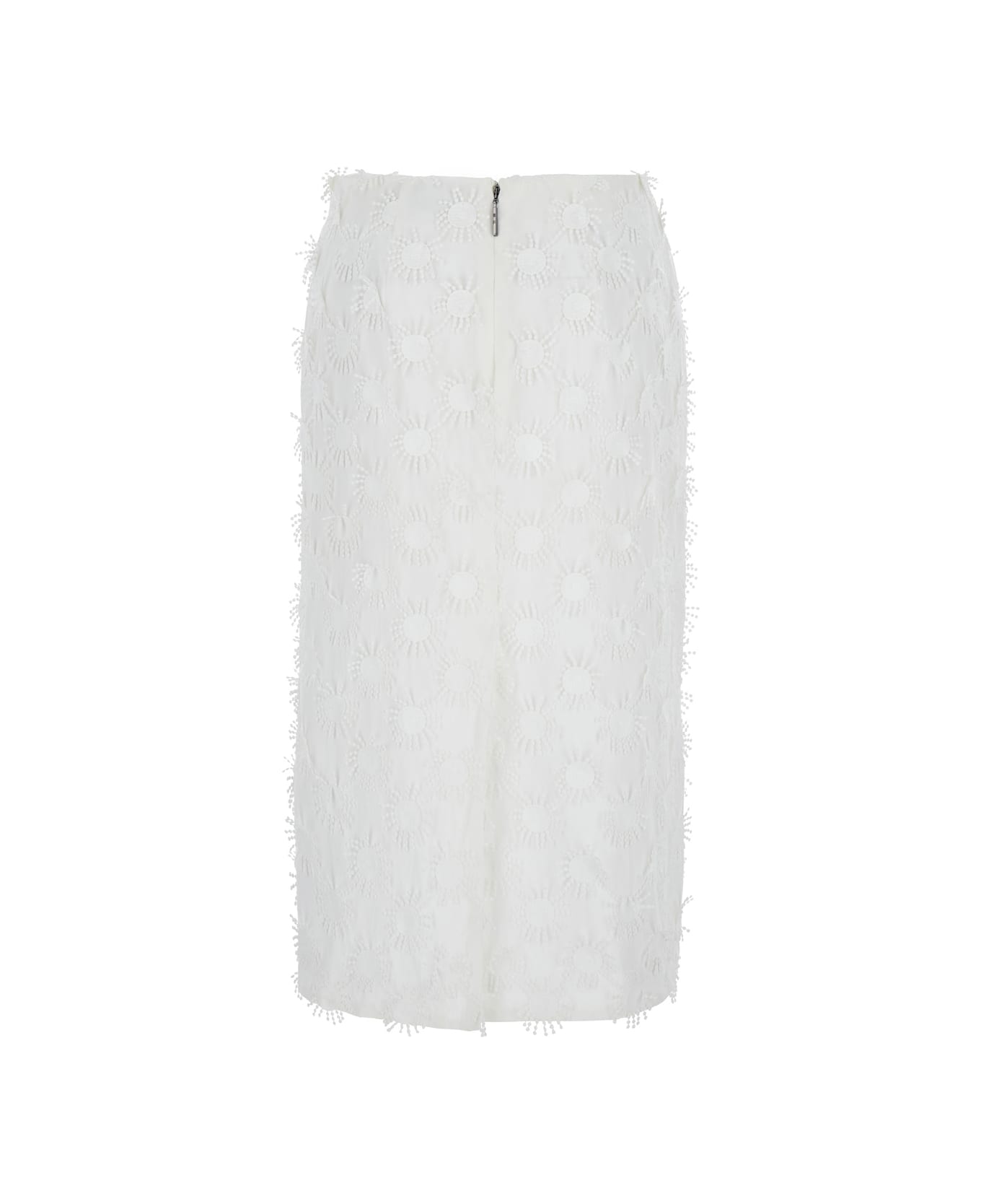MSGM White Skirt - White