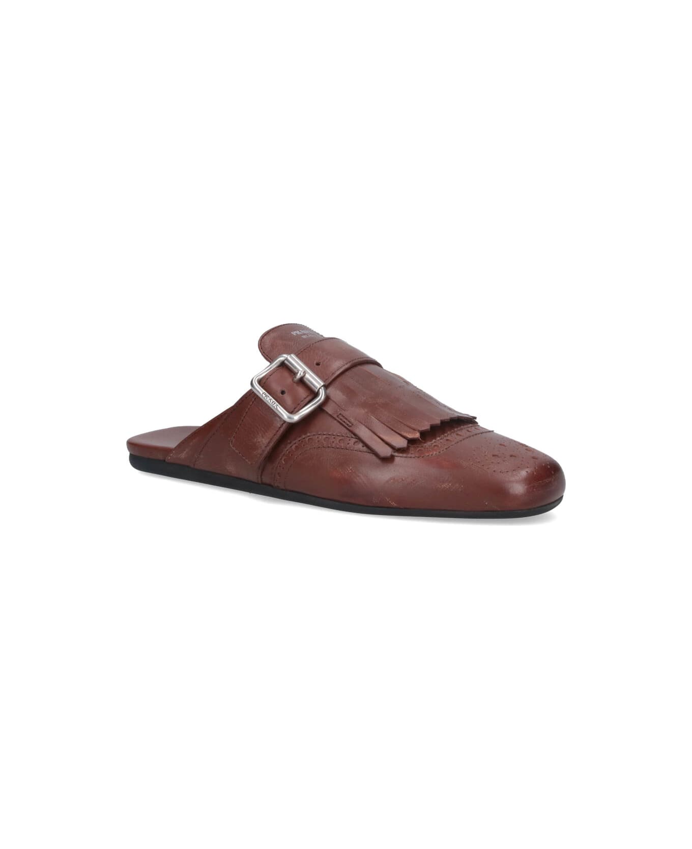 Prada "shuffle" Sabots - Brown サンダル