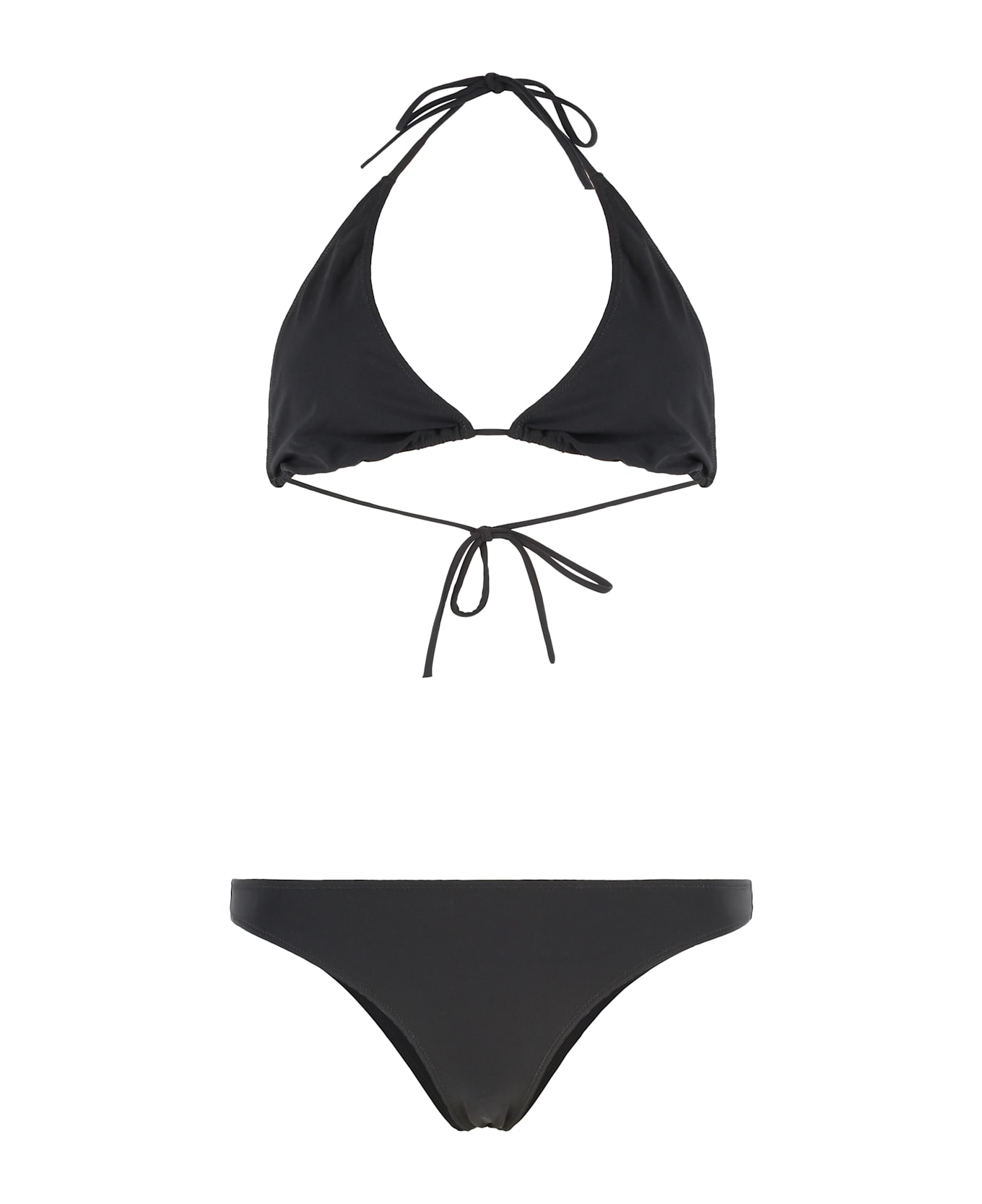 Lido Cinquantacinque Triangle Bra Bikini - black