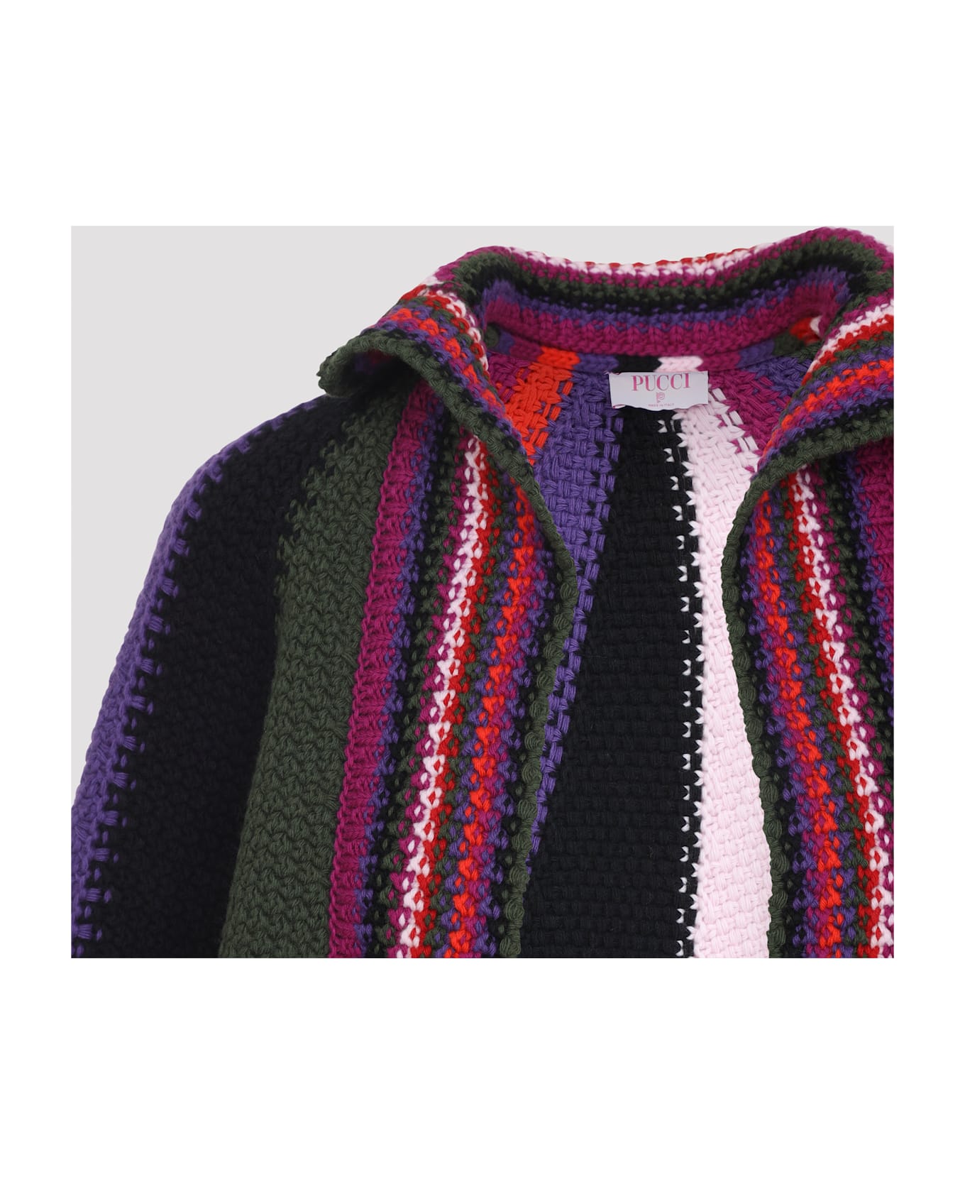Pucci Wool Cape - Multicolor