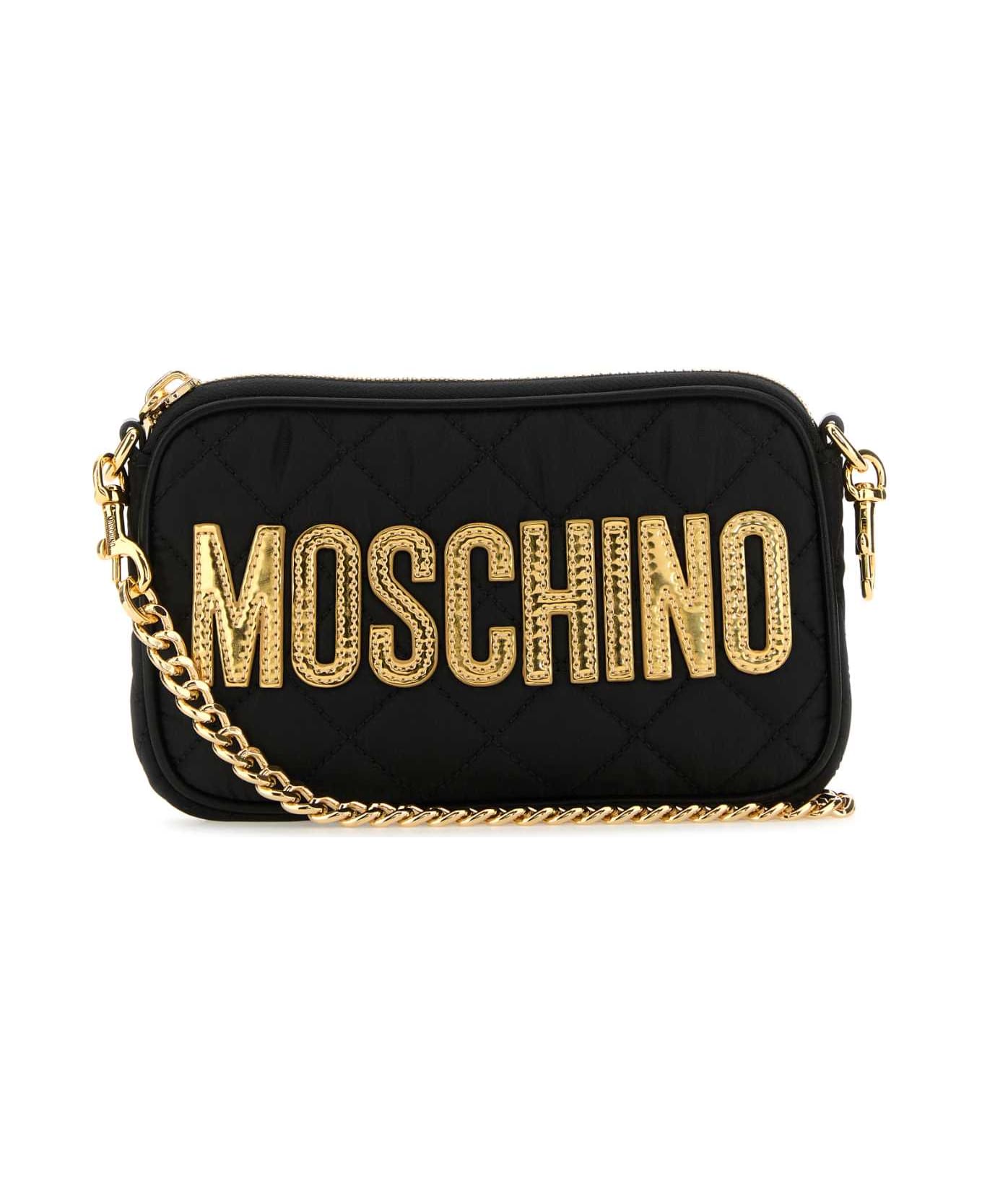 Moschino Black Fabric Crossbody Bag - 2555