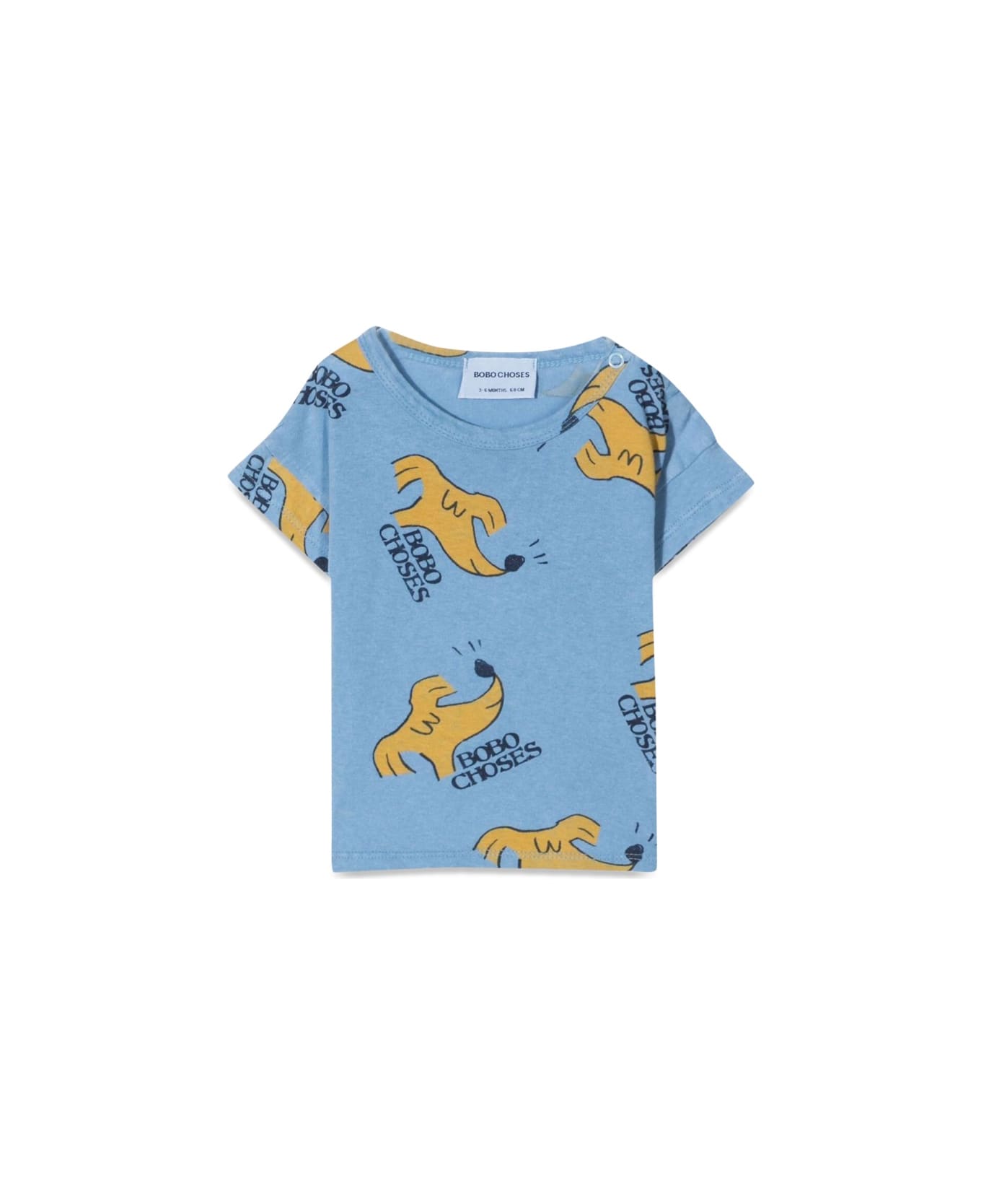 Bobo Choses Sniffy Dog All Over Short Sleeve T-shirt - MULTICOLOUR Tシャツ＆ポロシャツ