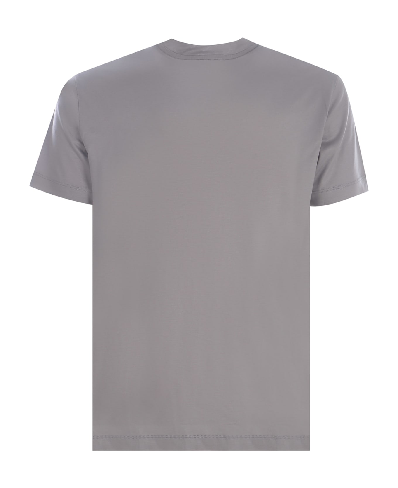 Emporio Armani T-shirt Emporio Armani Made Of Cotton - Grigio chiaro